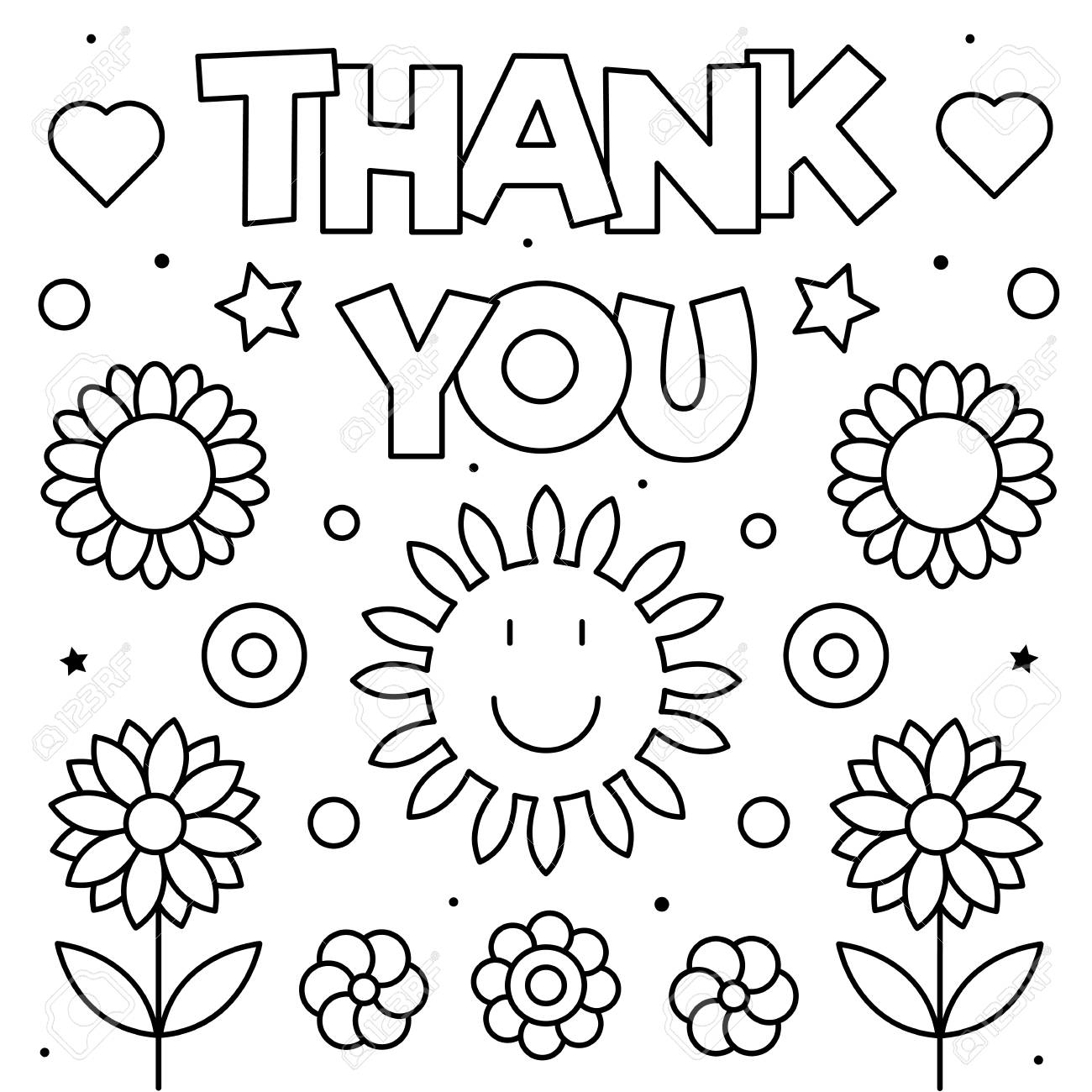 Thank You Coloring Page Free Printable Coloring Pages For Kids