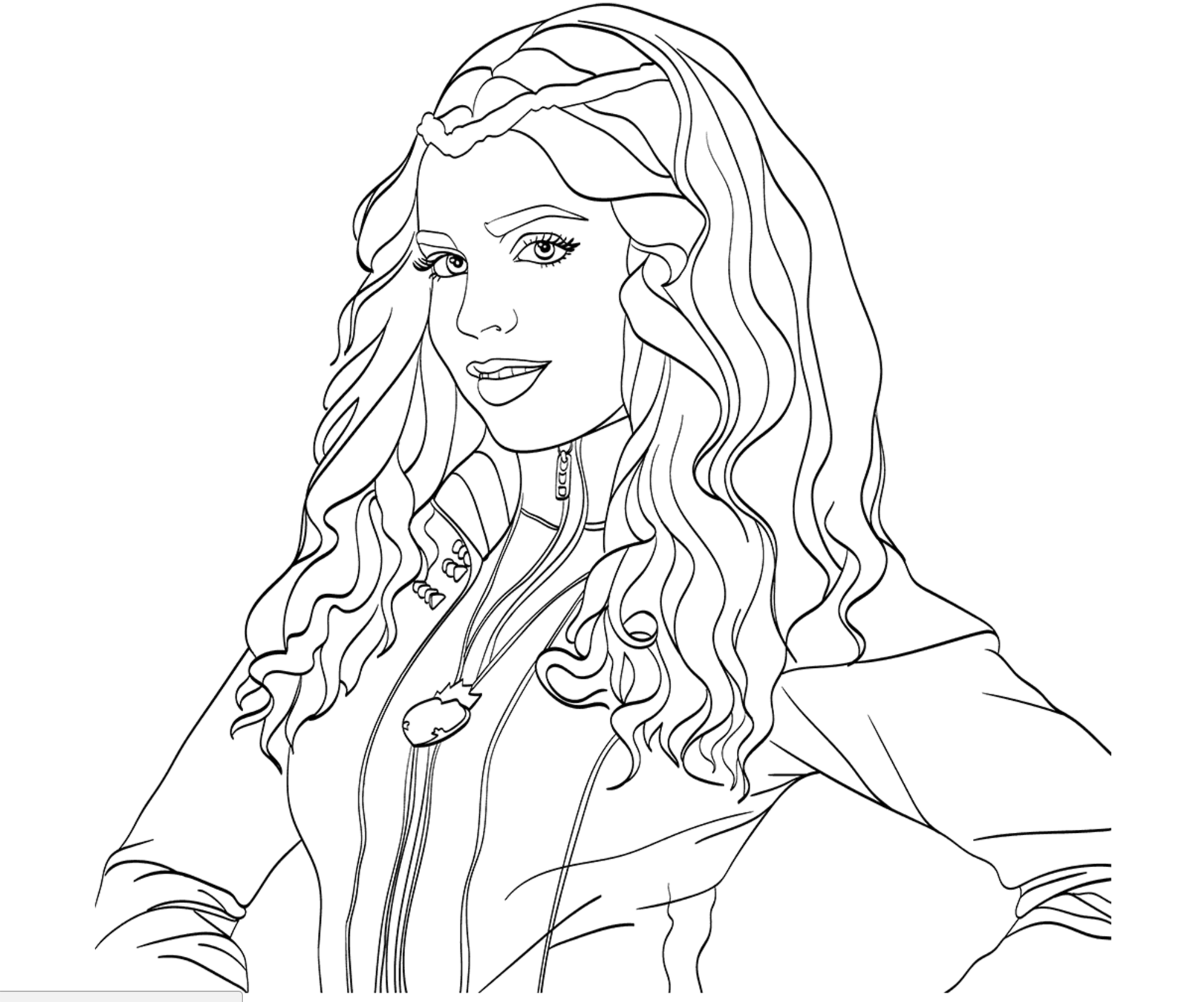The Descendants To Print For Free Descendants Coloring Pages For Kids
