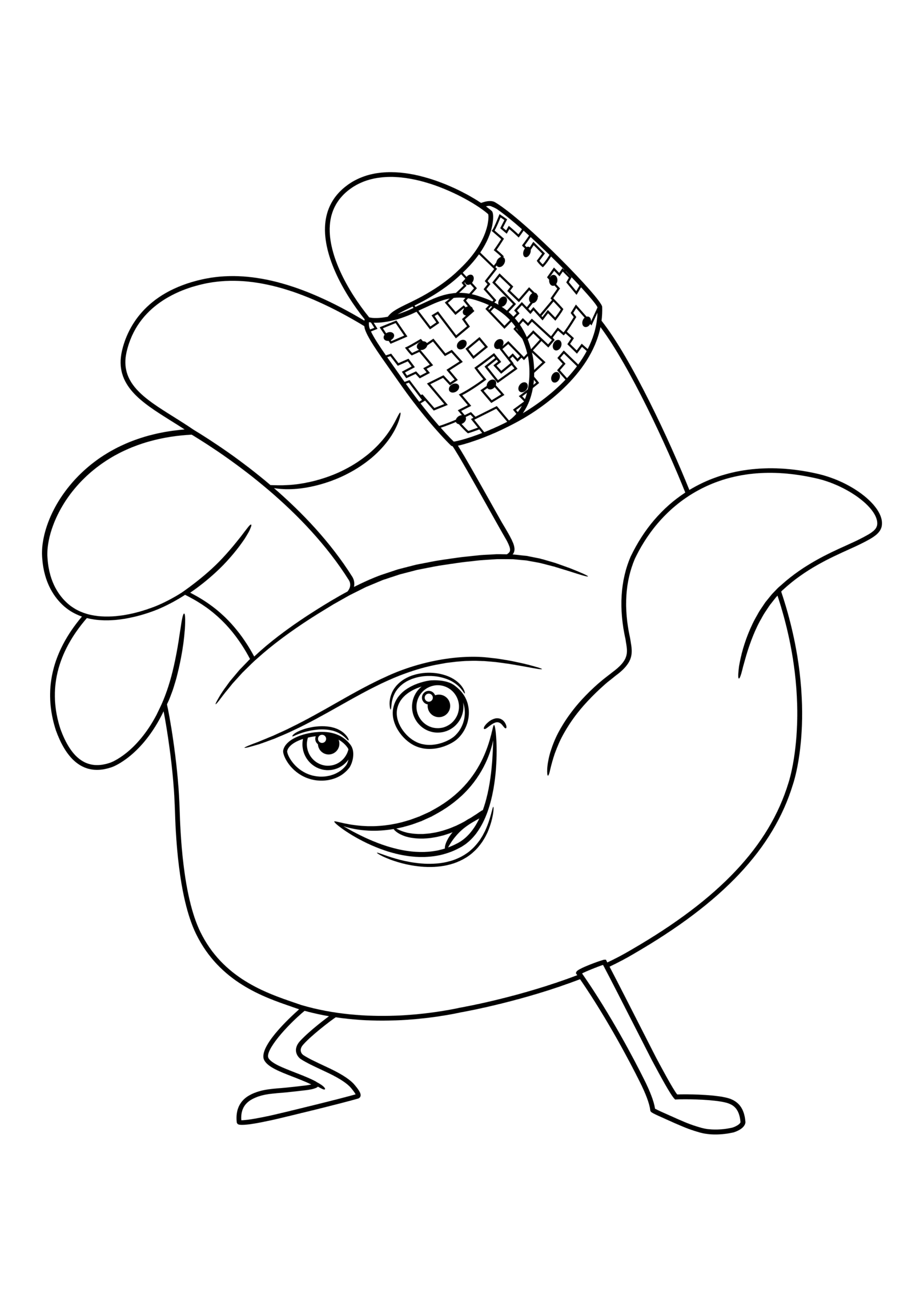 The Emoji Movie Coloring Page To Download And Print For Free