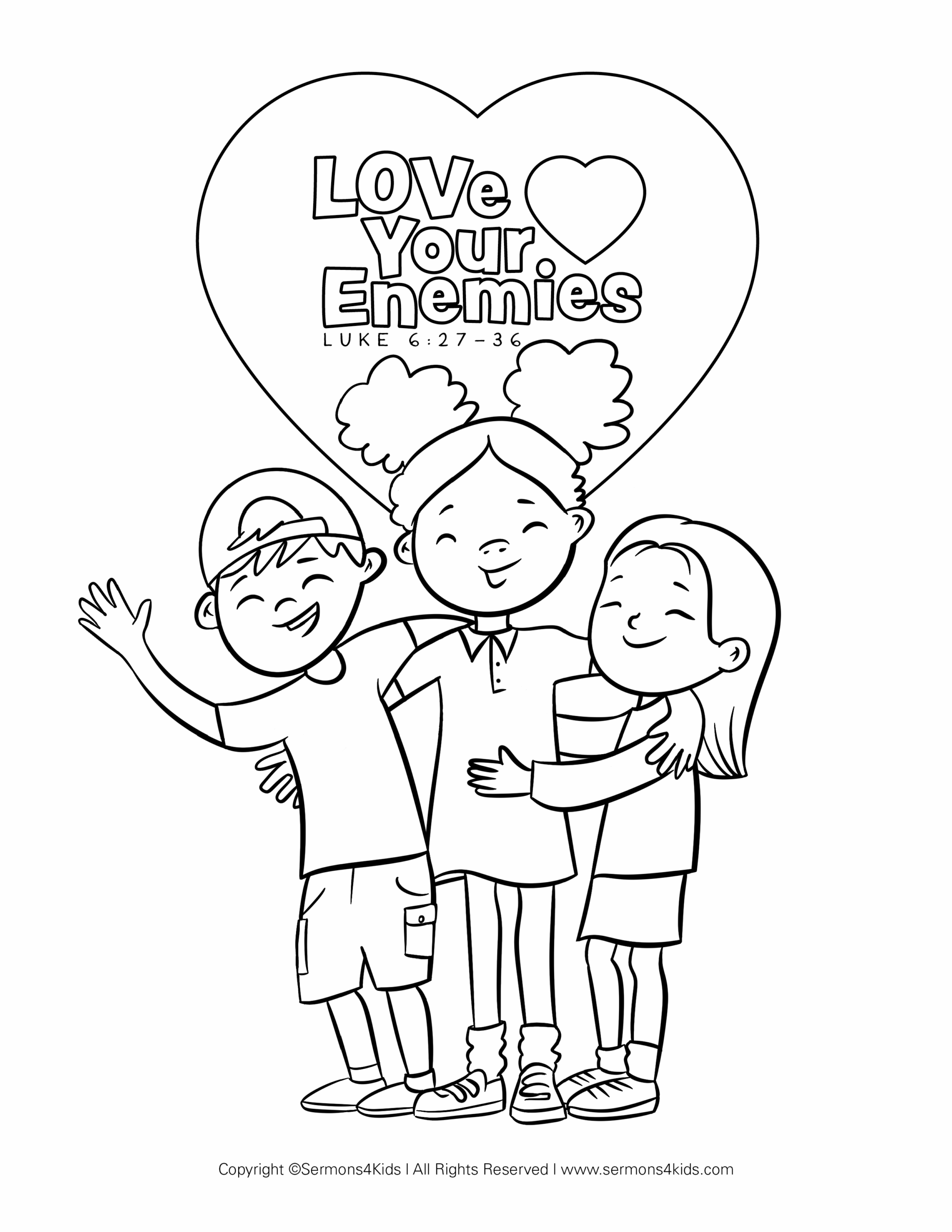 The Golden Rule Coloring Pages