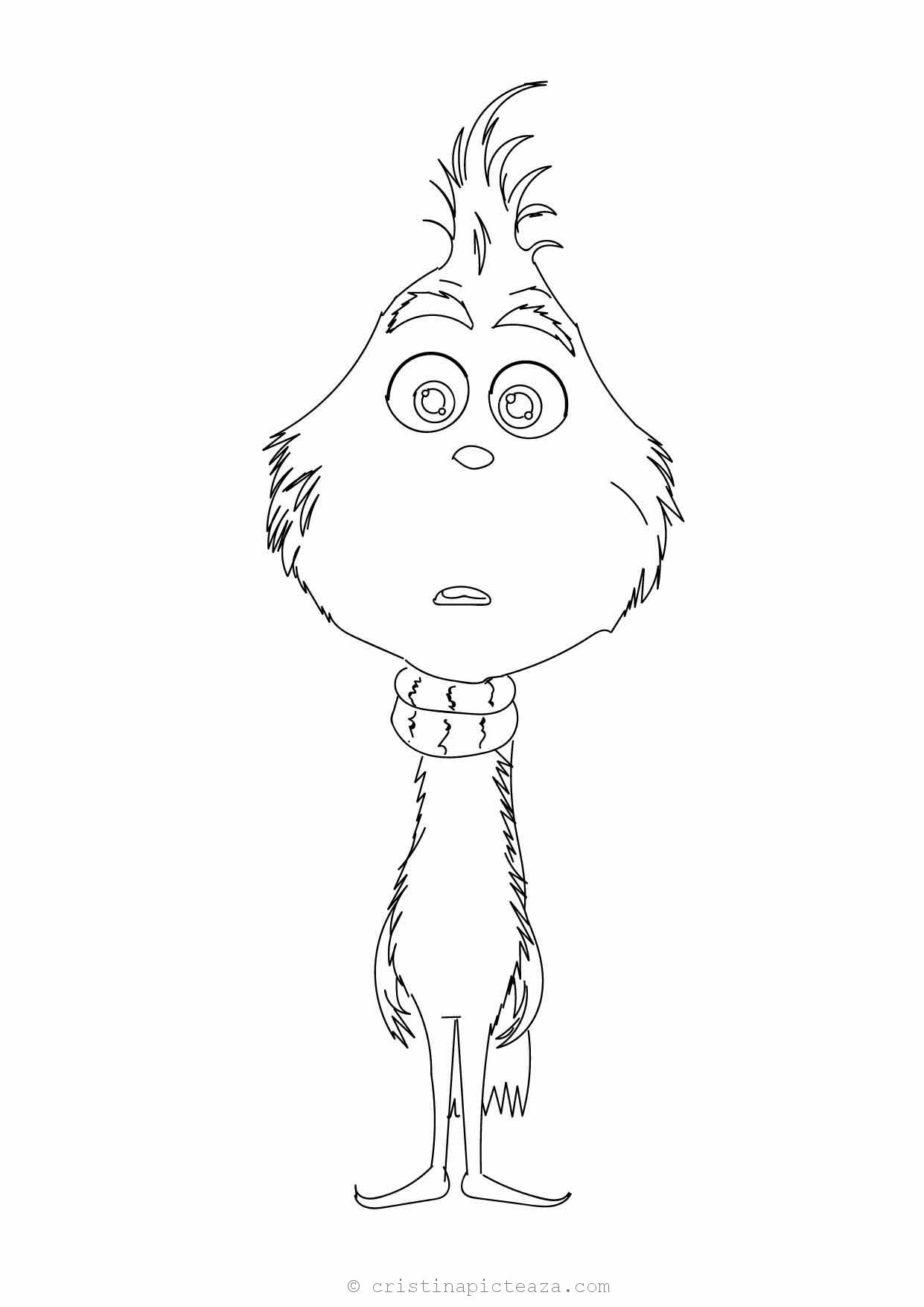 The Grinch Coloring Pages Drawings Sheets With Grinch
