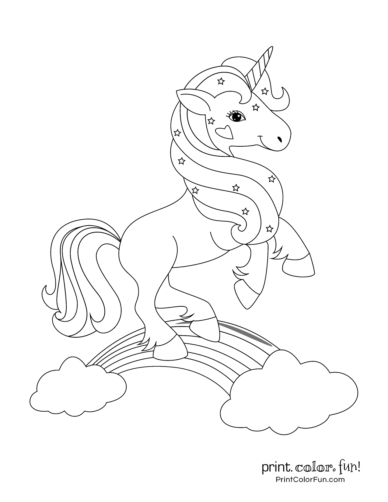 Top 100 Magical Unicorn Coloring Pages The Ultimate Free Printable Collection Print Color