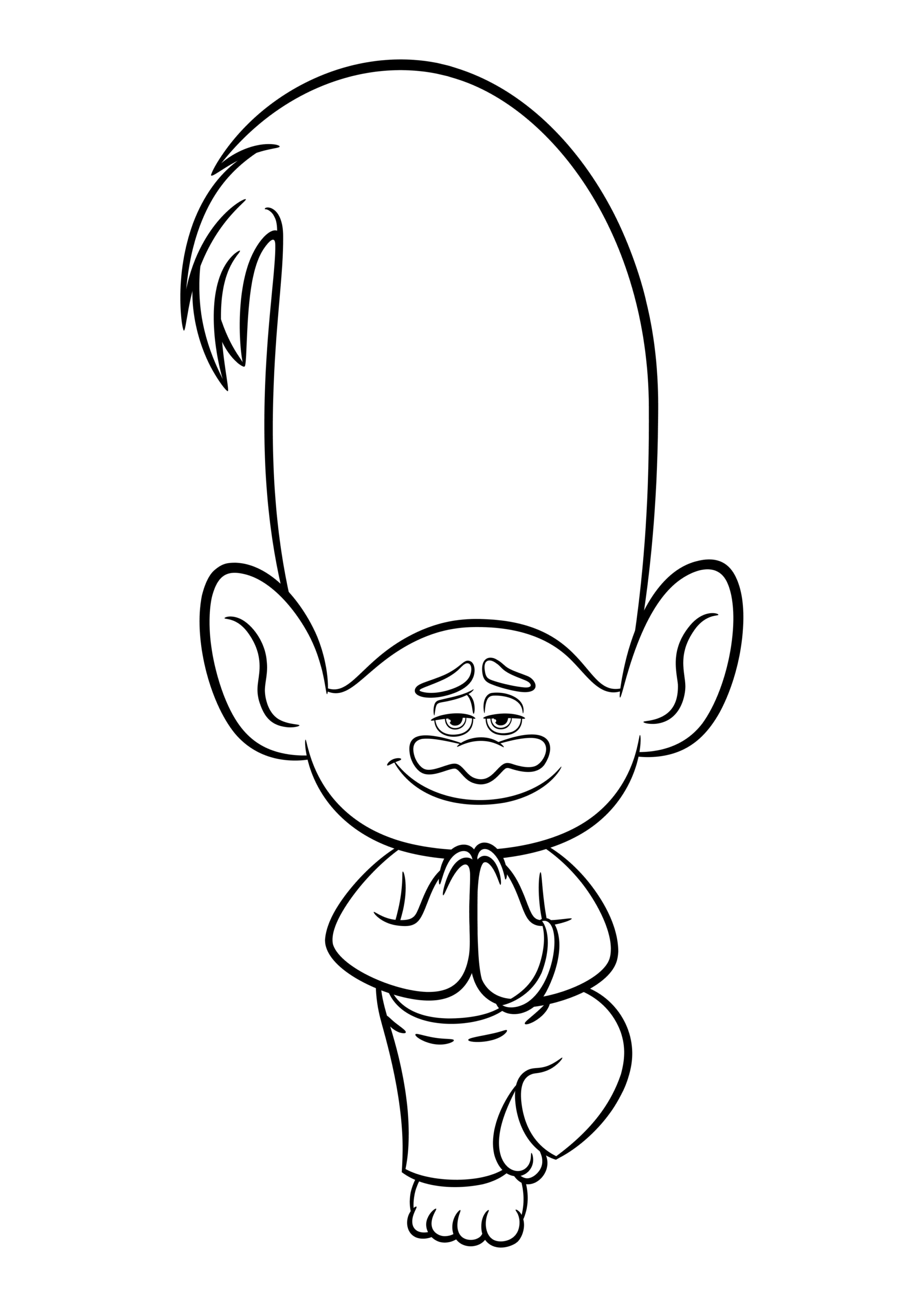 Trolls Coloring Pages To Download And Print For Free