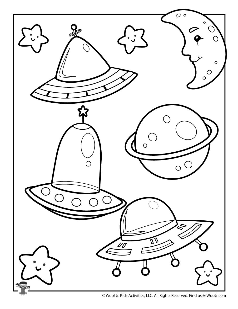 Ufo Coloring Coloring Pages