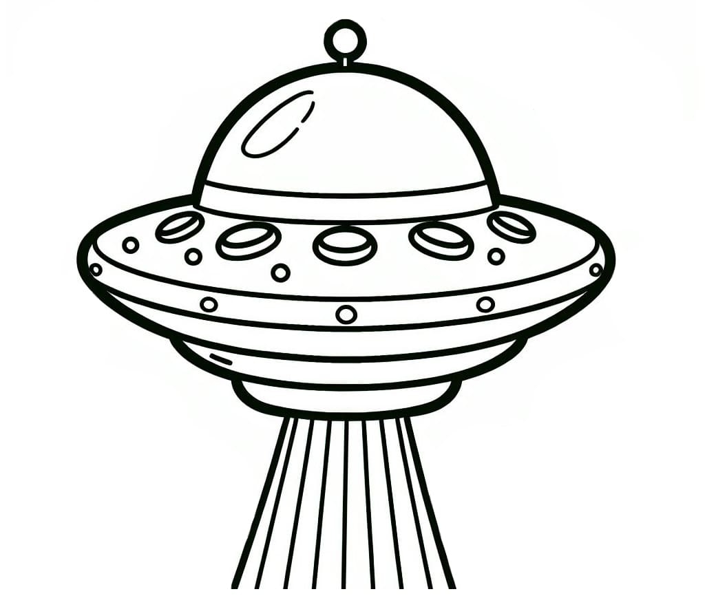 UFO Printable Coloring Page Download Print Or Color Online For Free