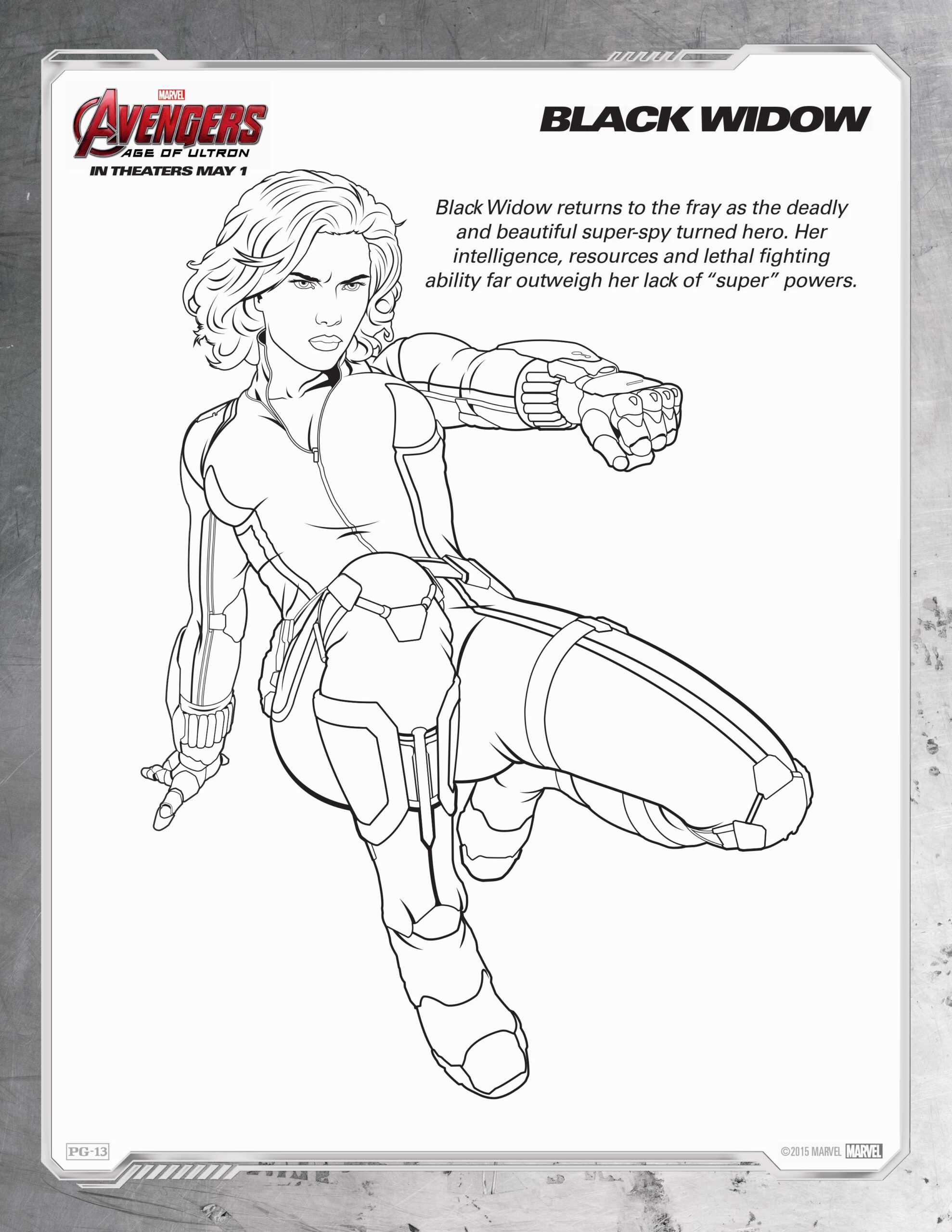 Ultron Printable Coloring Page