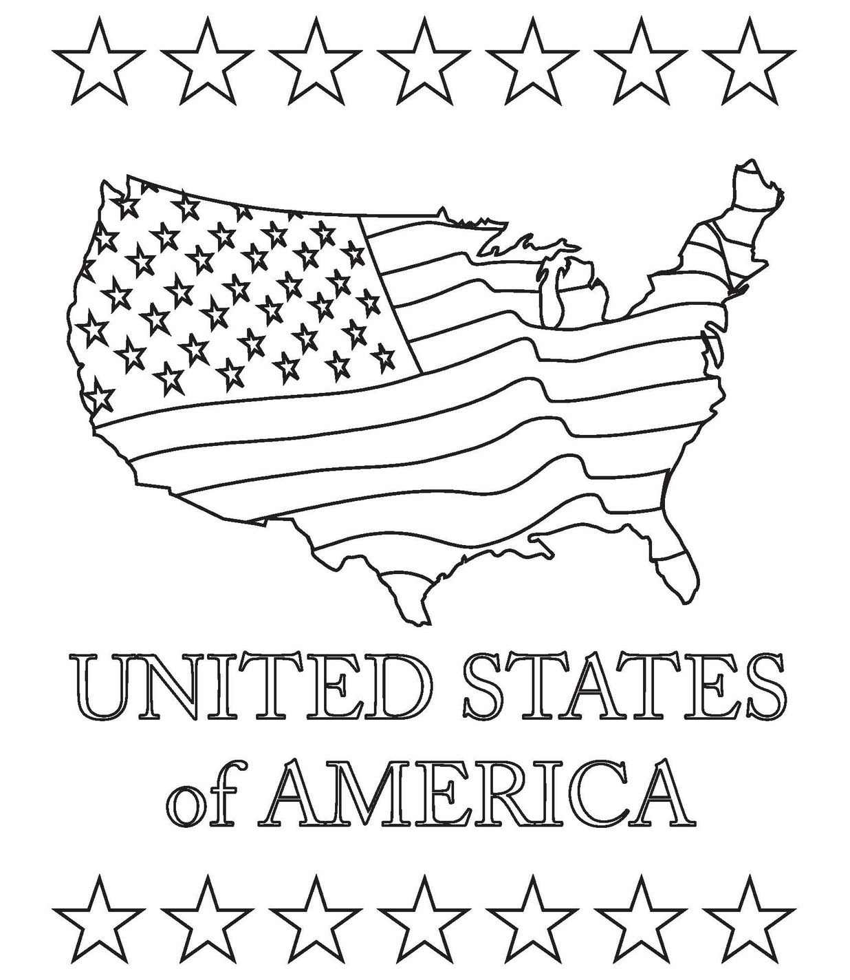 US Map Coloring Pages Best Coloring Pages For Kids