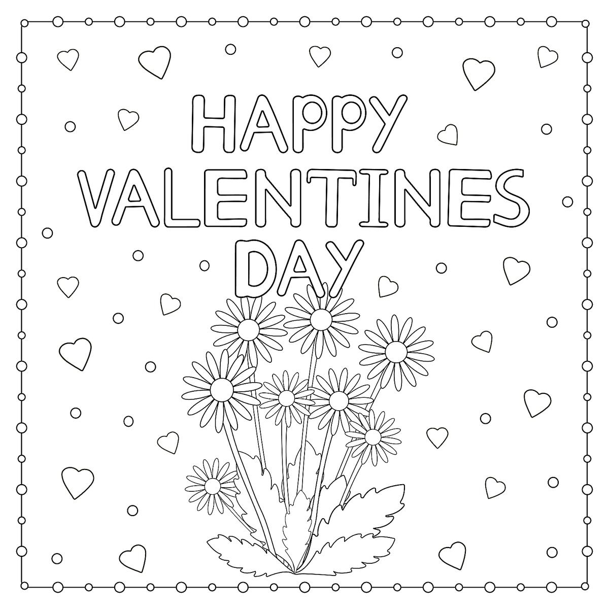 Valentine S Day Coloring Pages Heart Love Themed Coloring Pages For Kids Adults