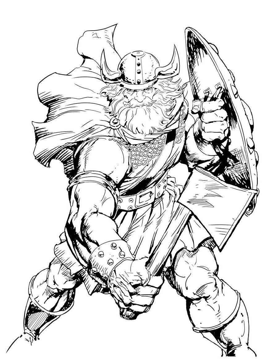 Viking Coloring Pages For Students And Teachers Educative Printable