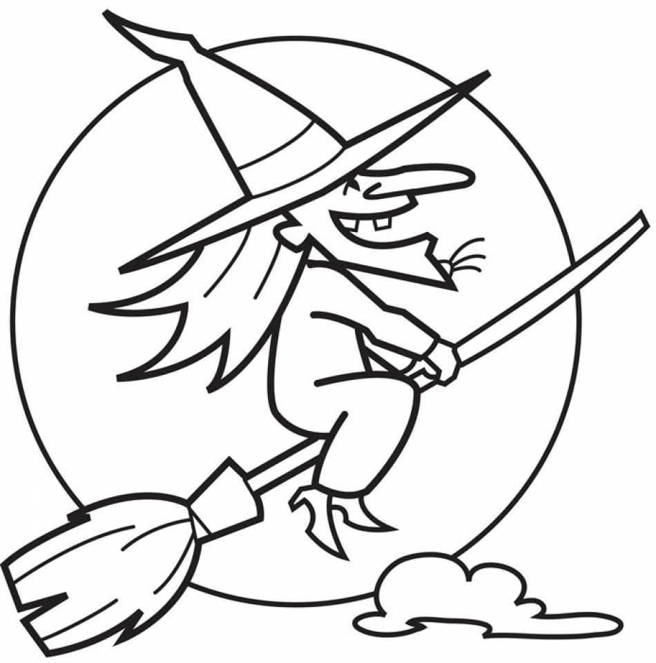 Witches Coloring Pages Printables Free