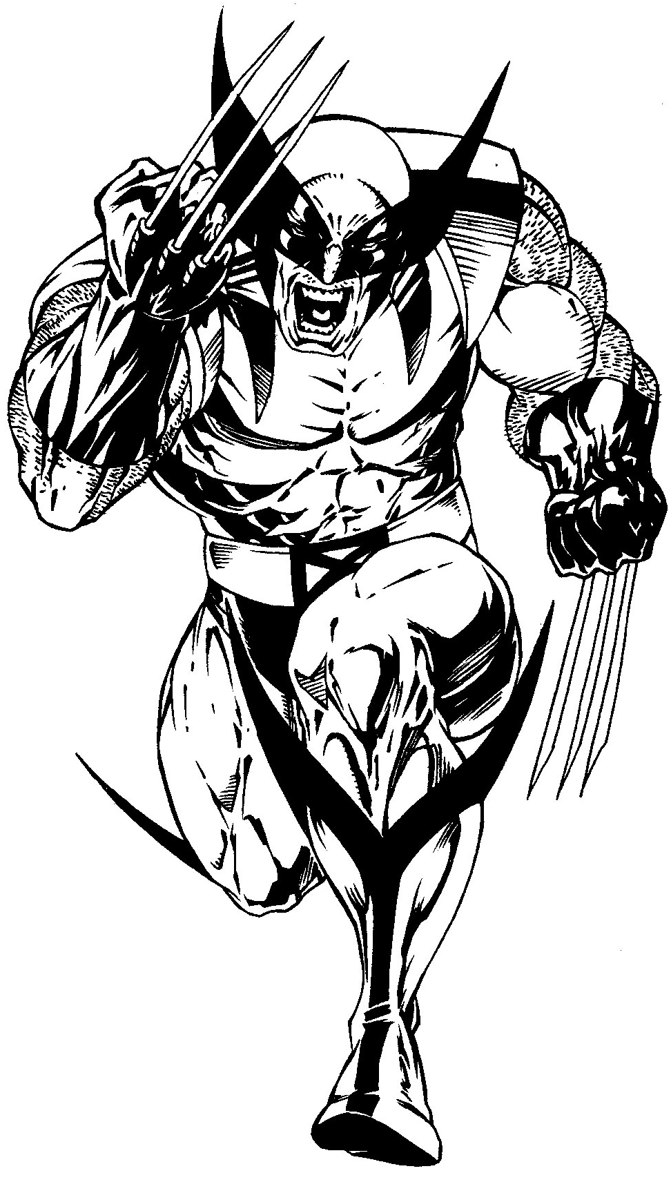 Wolverine Logan Free Coloring Pages To Print Colorpages
