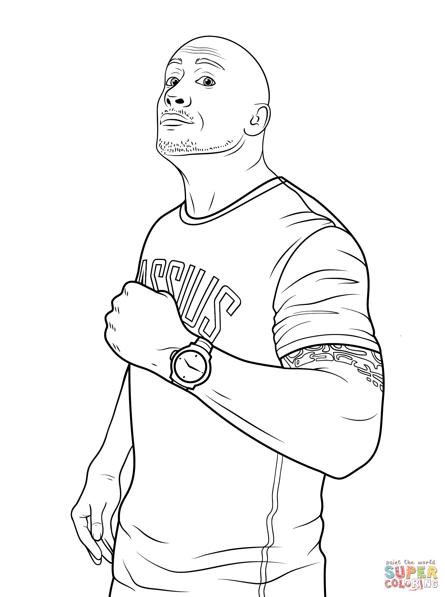 Wwe Wrestling Coloring Pages At GetColorings Free Printable Colorings Pages To Print And Color