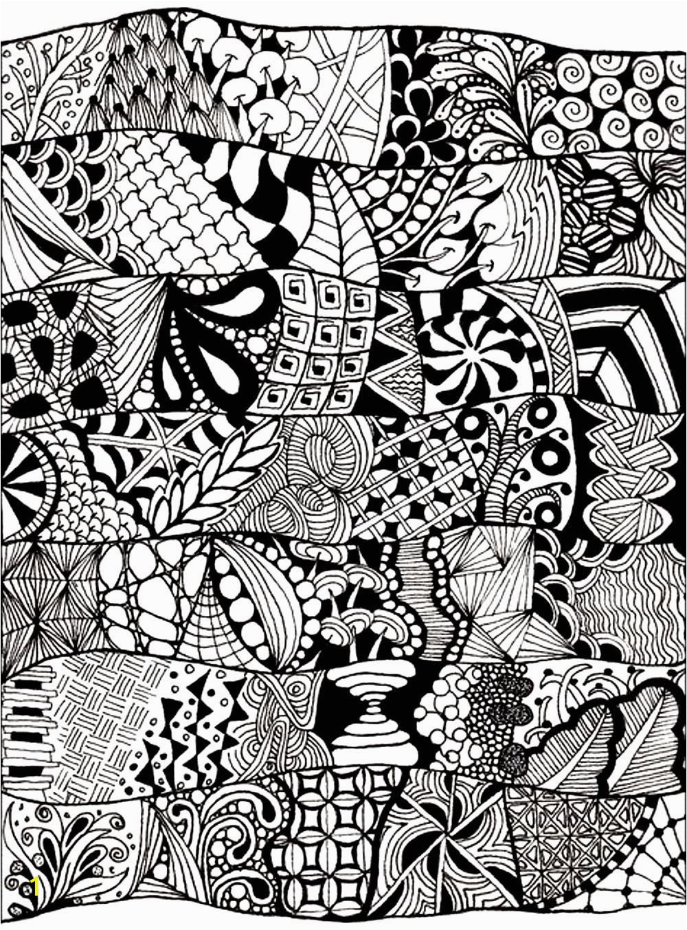 Zen Doodle Coloring Pages Printable Divyajanan