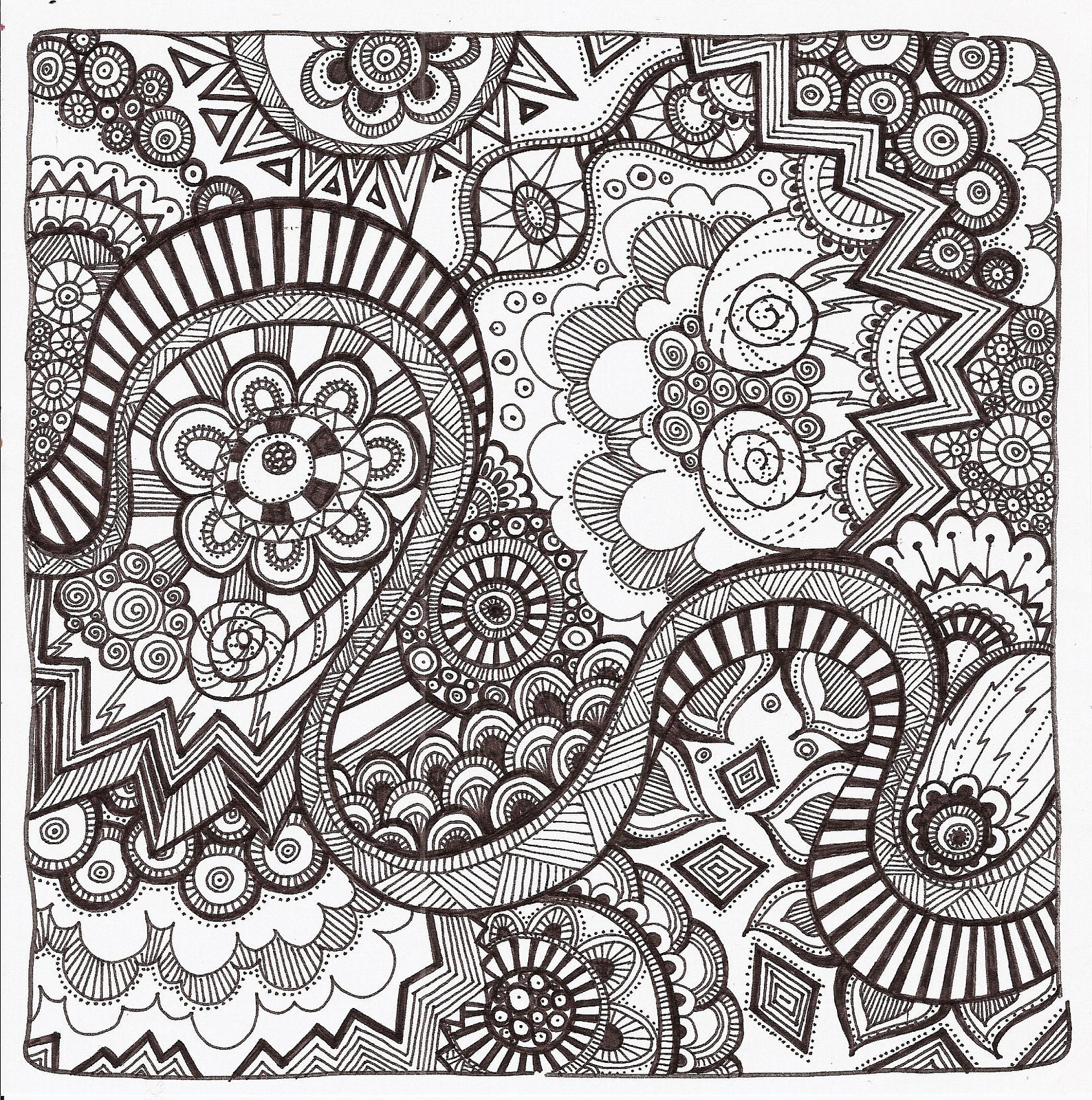 Zendoodle Coloring Pages Printable At GetColorings Free Printable Colorings Pages To Print
