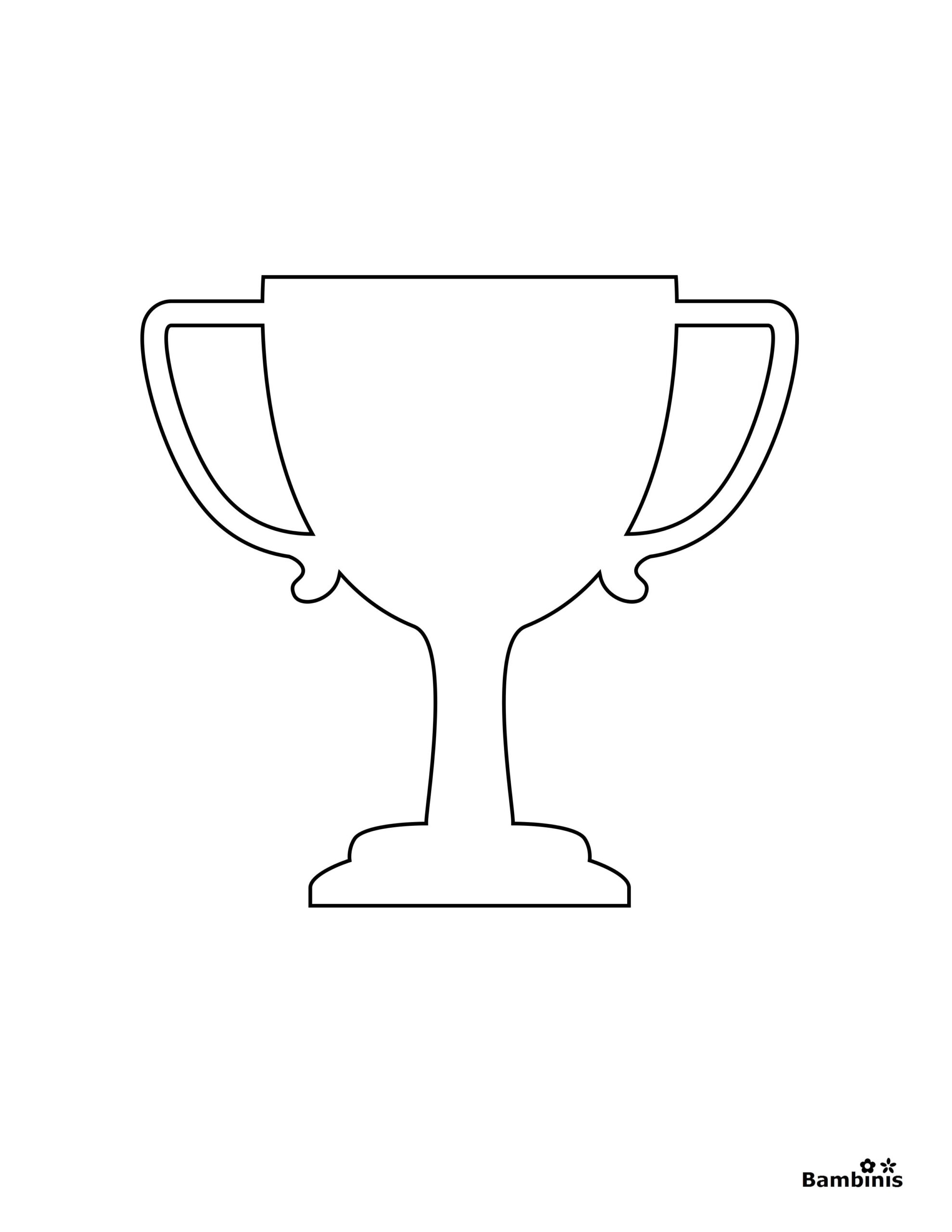 10 Best Trophy Coloring Pages