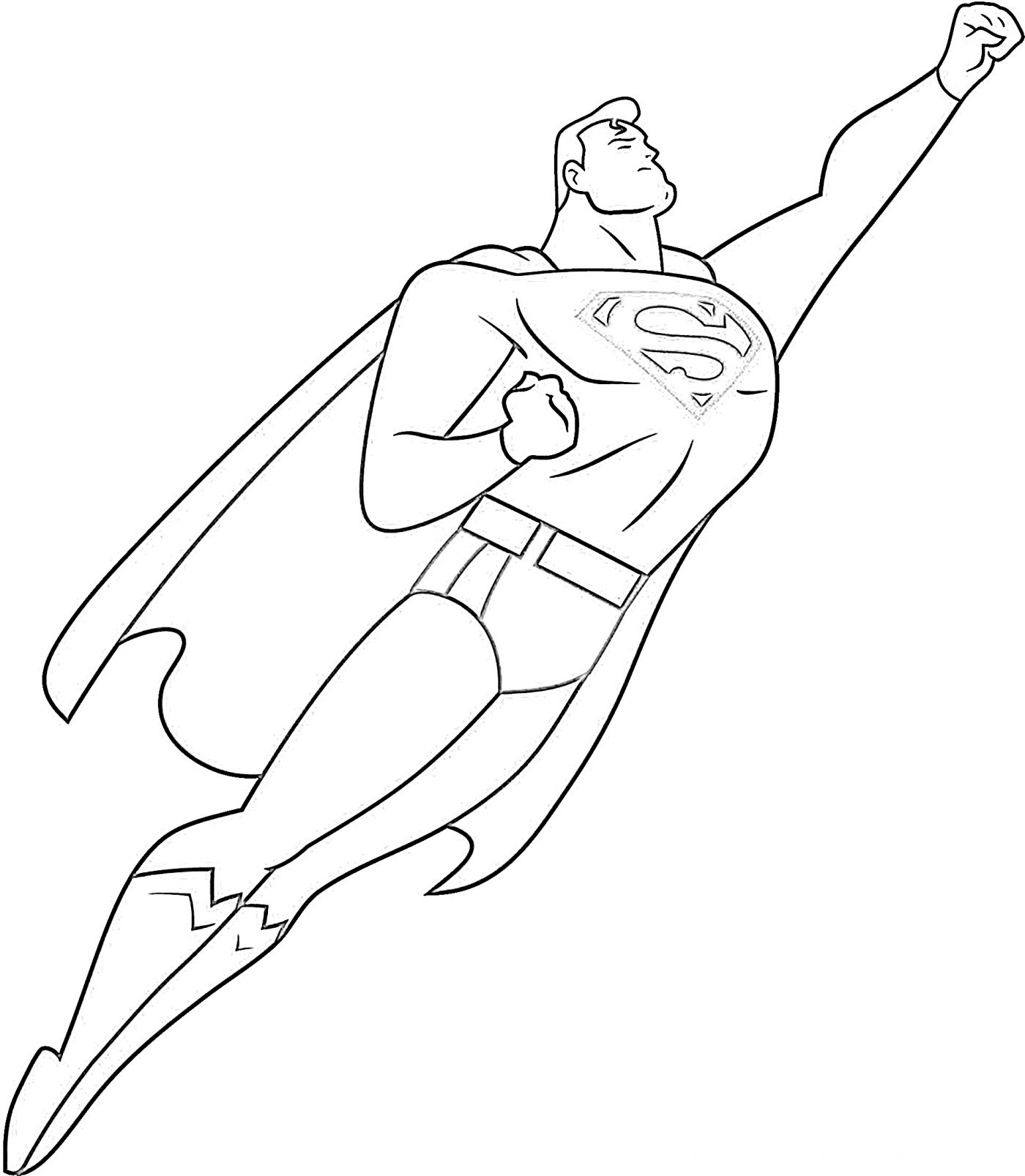 Superman Coloring Page Printable