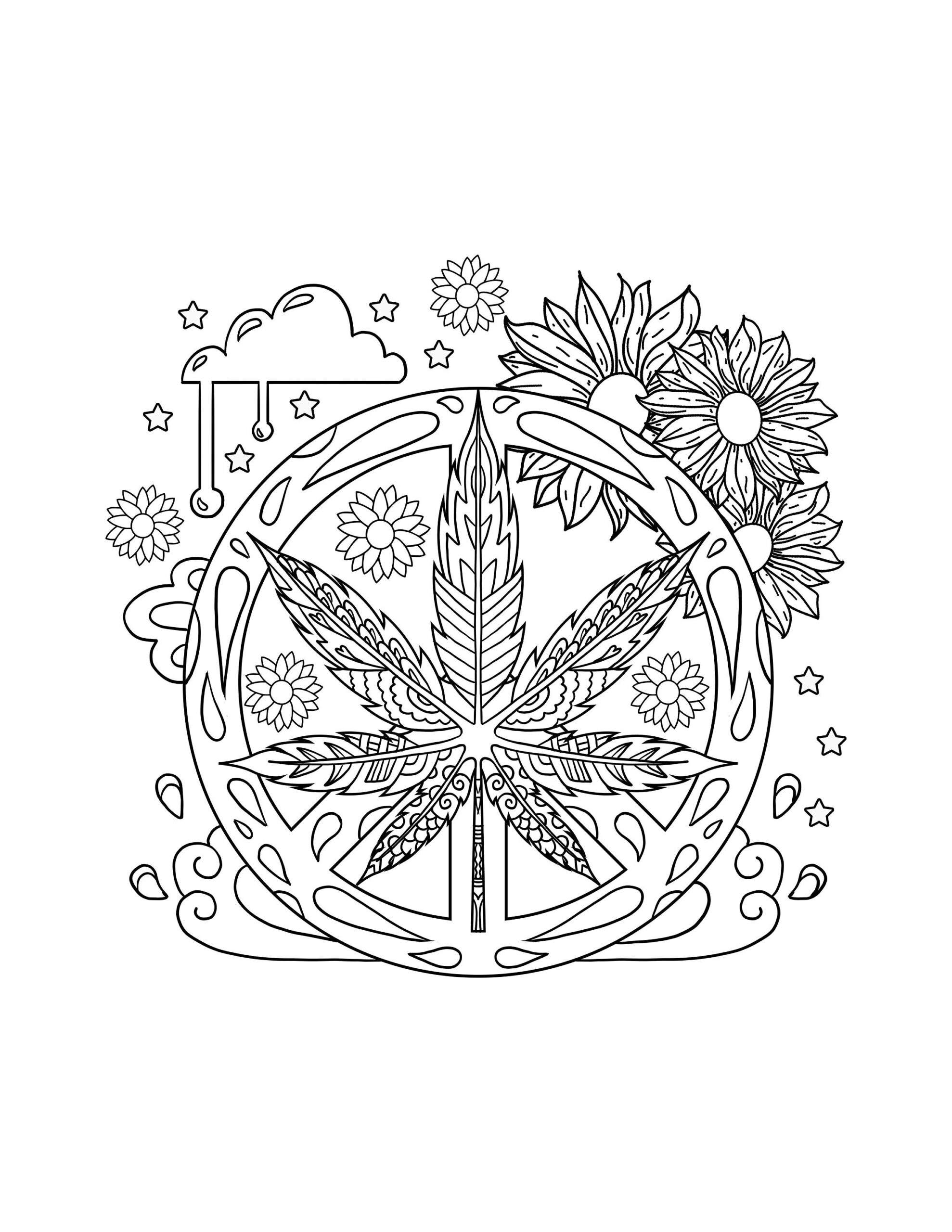 10 Mind Blowing Stoner Coloring Pages Printable That Will Blow Your Mind Away