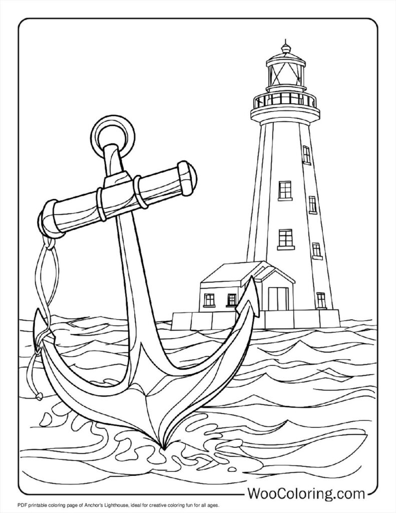 100 Lighthouse Coloring Pages Free PDF To Print Woo Coloring