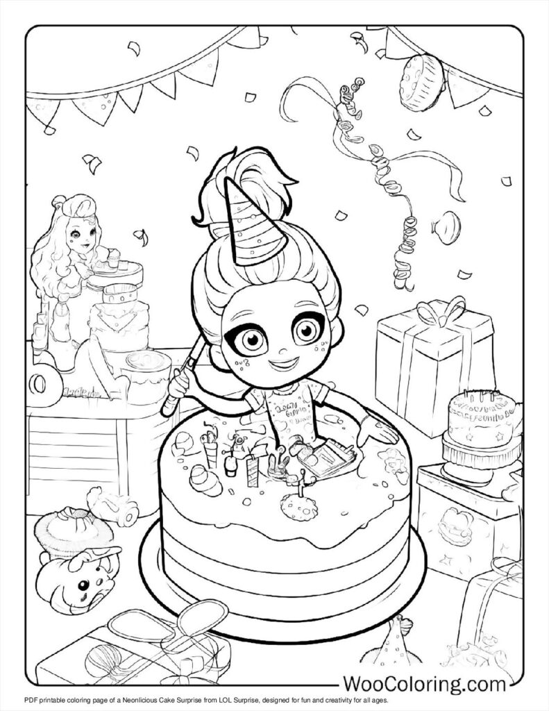 100 LOL Surprise Coloring Pages Free PDF To Print Woo Coloring