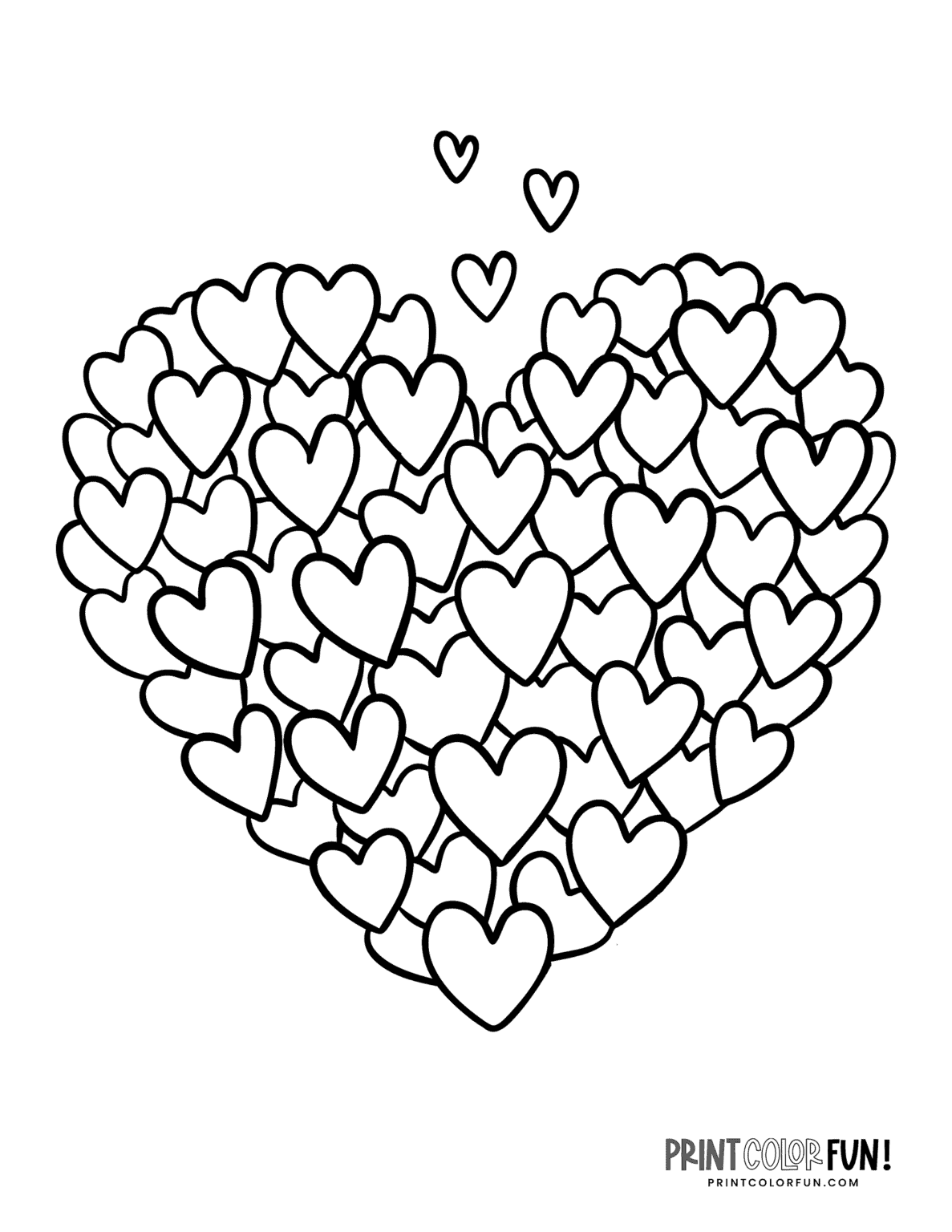 Heart Free Printable Coloring Pages