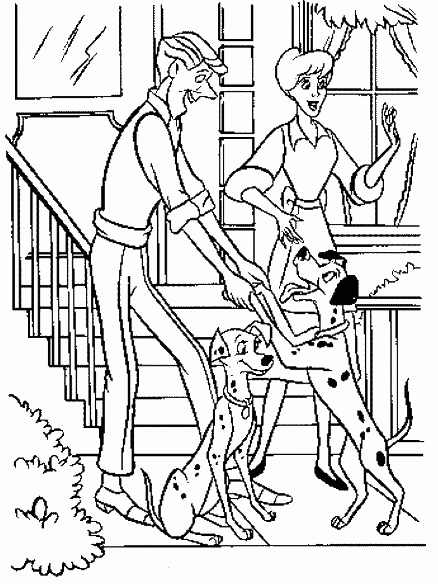 101 Dalmatians Coloring Pages