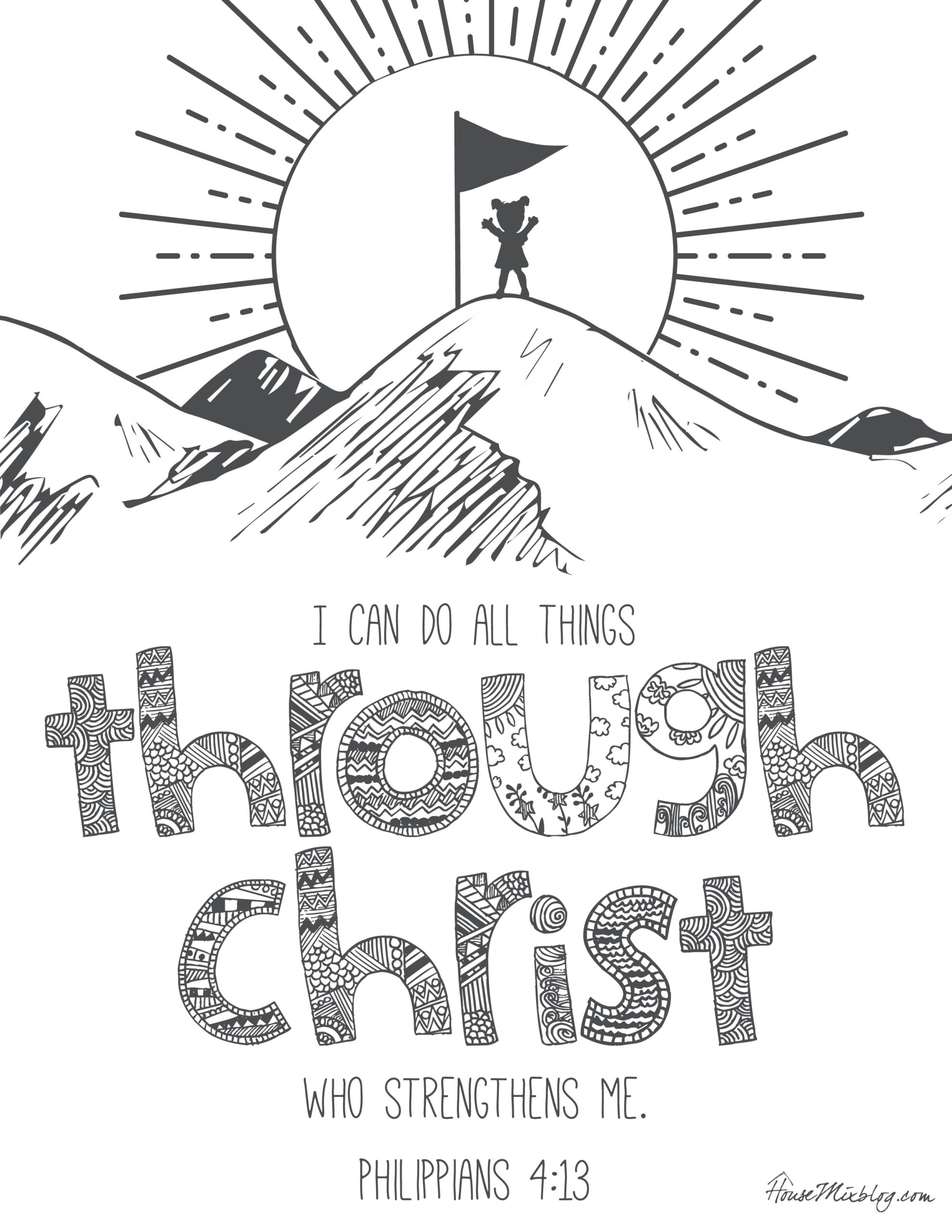 11 Bible Verses To Teach Kids With Printables To Color House Mix