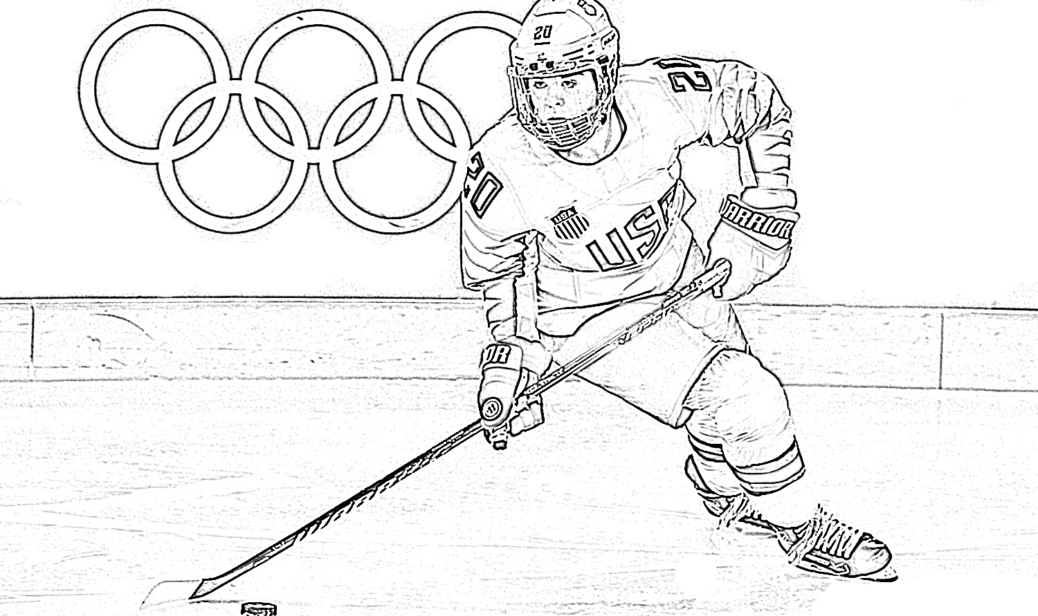 11 Free Hockey Coloring Pages For Kids BestAppsForKids