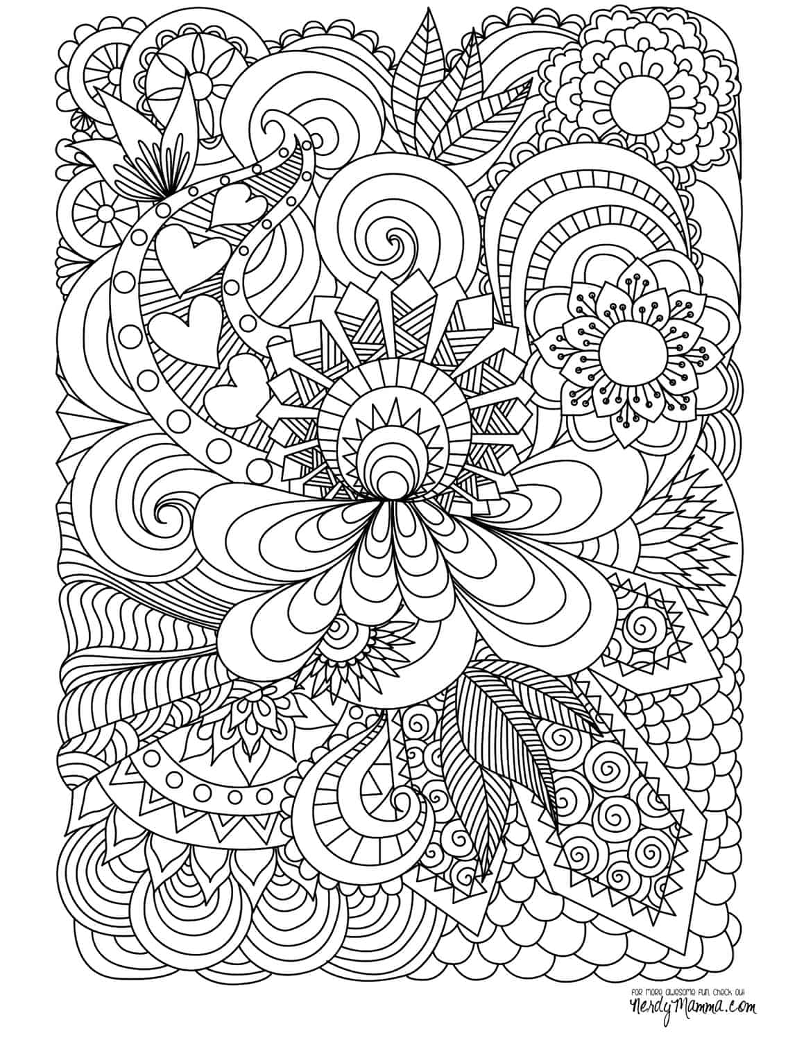 Printable Adult Coloring Pages Free