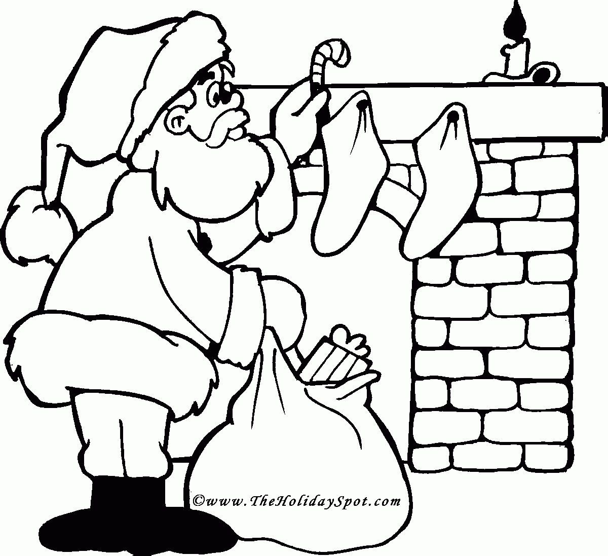 14 Picture Of Coloring Pages Santa Disney Coloring Pages