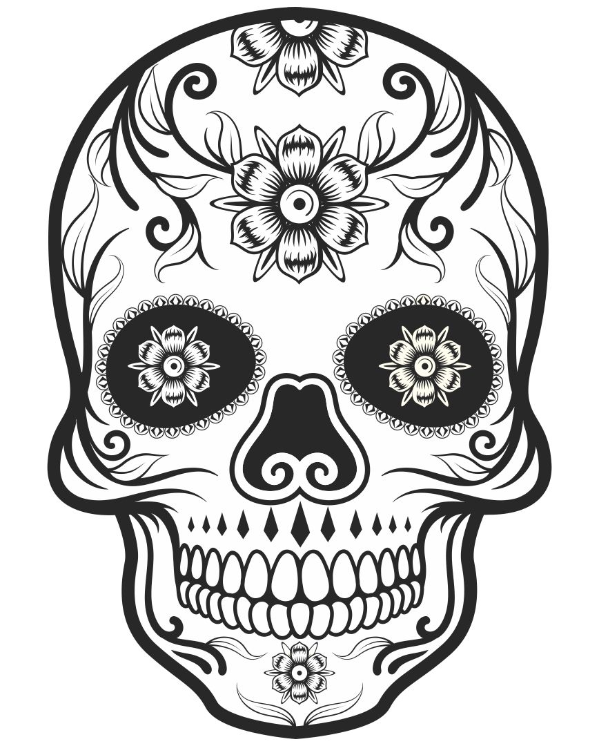 15 Best Skull Halloween Printables PDF For Free At Printablee