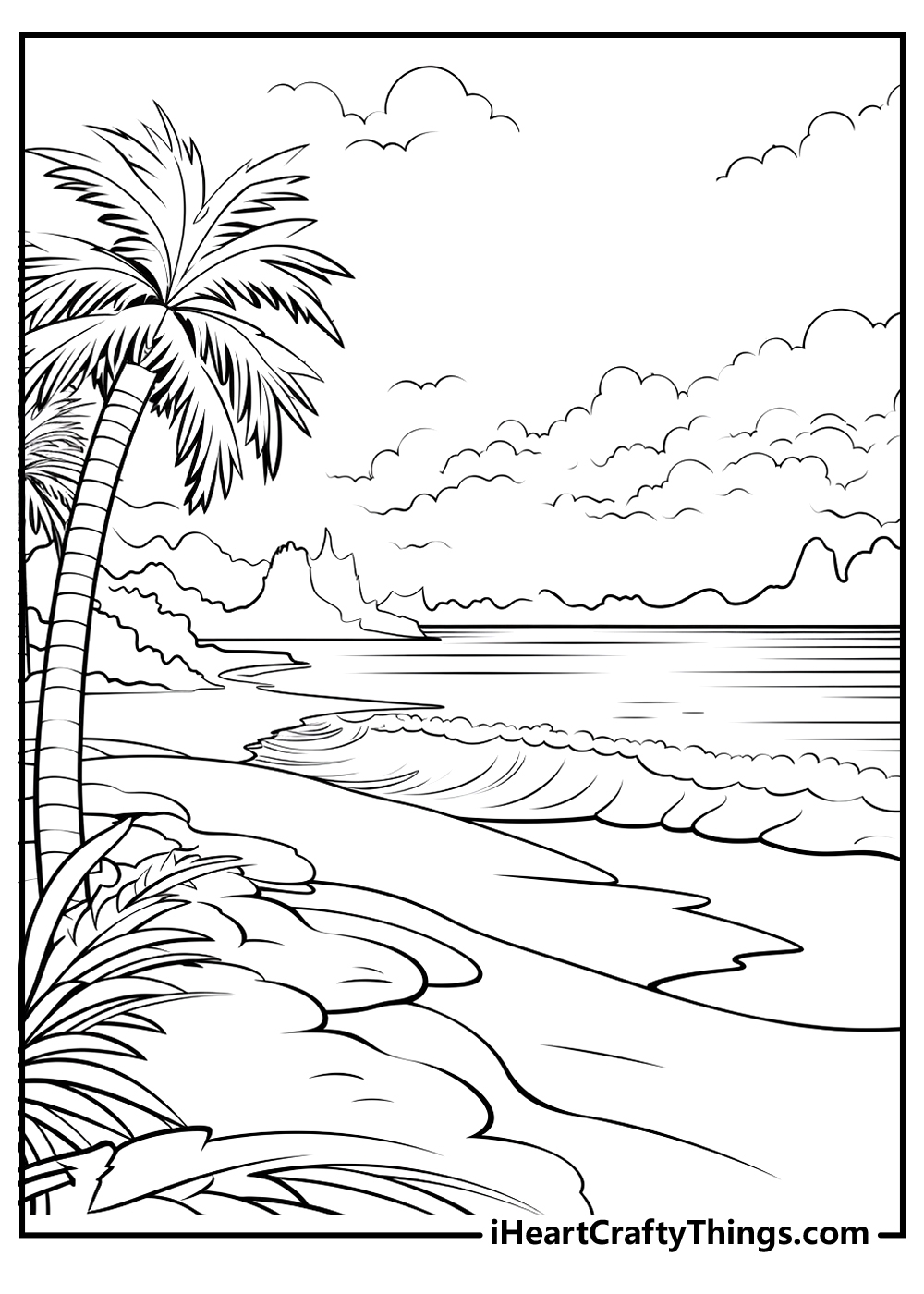 15 Easy Landscape Coloring Pages 100 Free Printable PDFs 