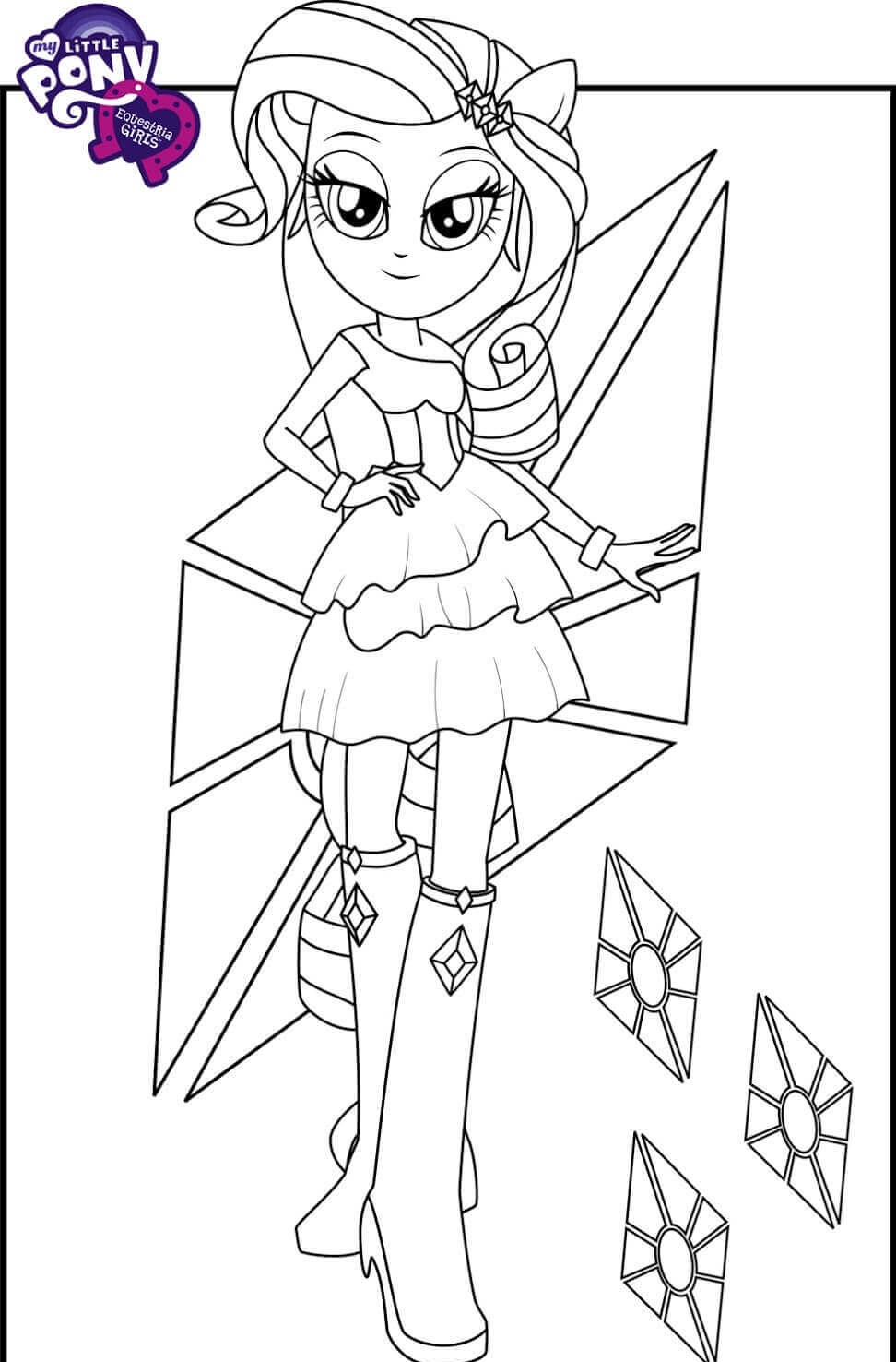 15 Printable My Little Pony Equestria Girls Coloring Pages