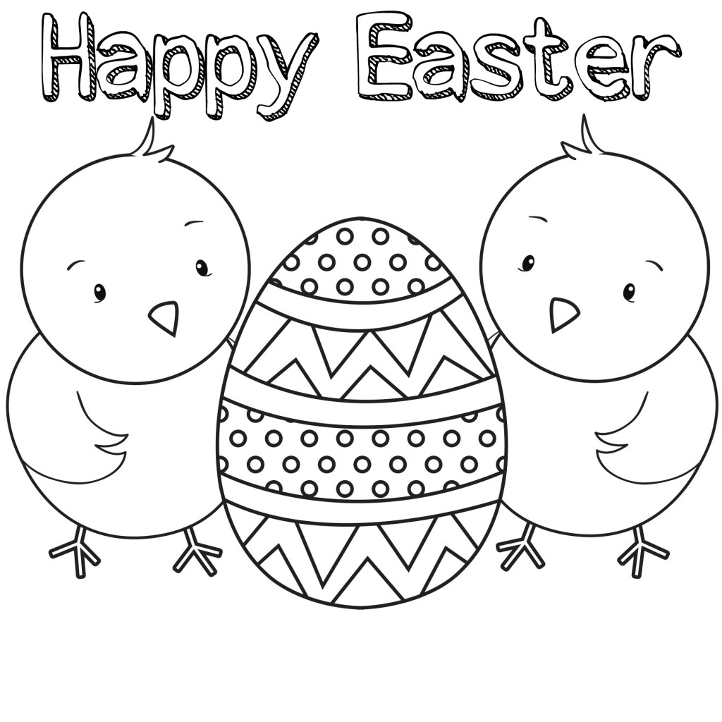 Printable Color Pages Easter