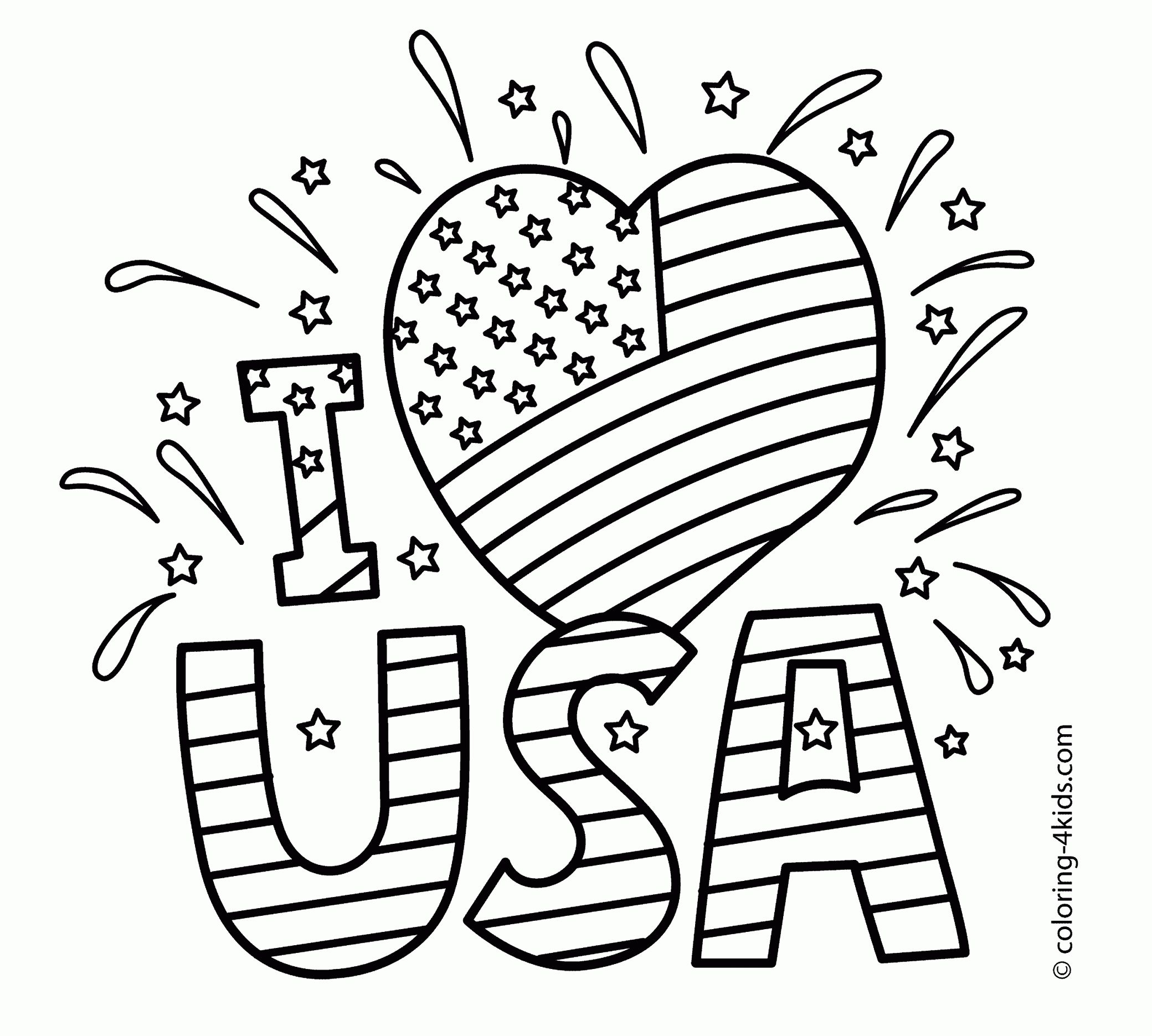 18 Printable Independence Day Coloring Pages Holiday Vault