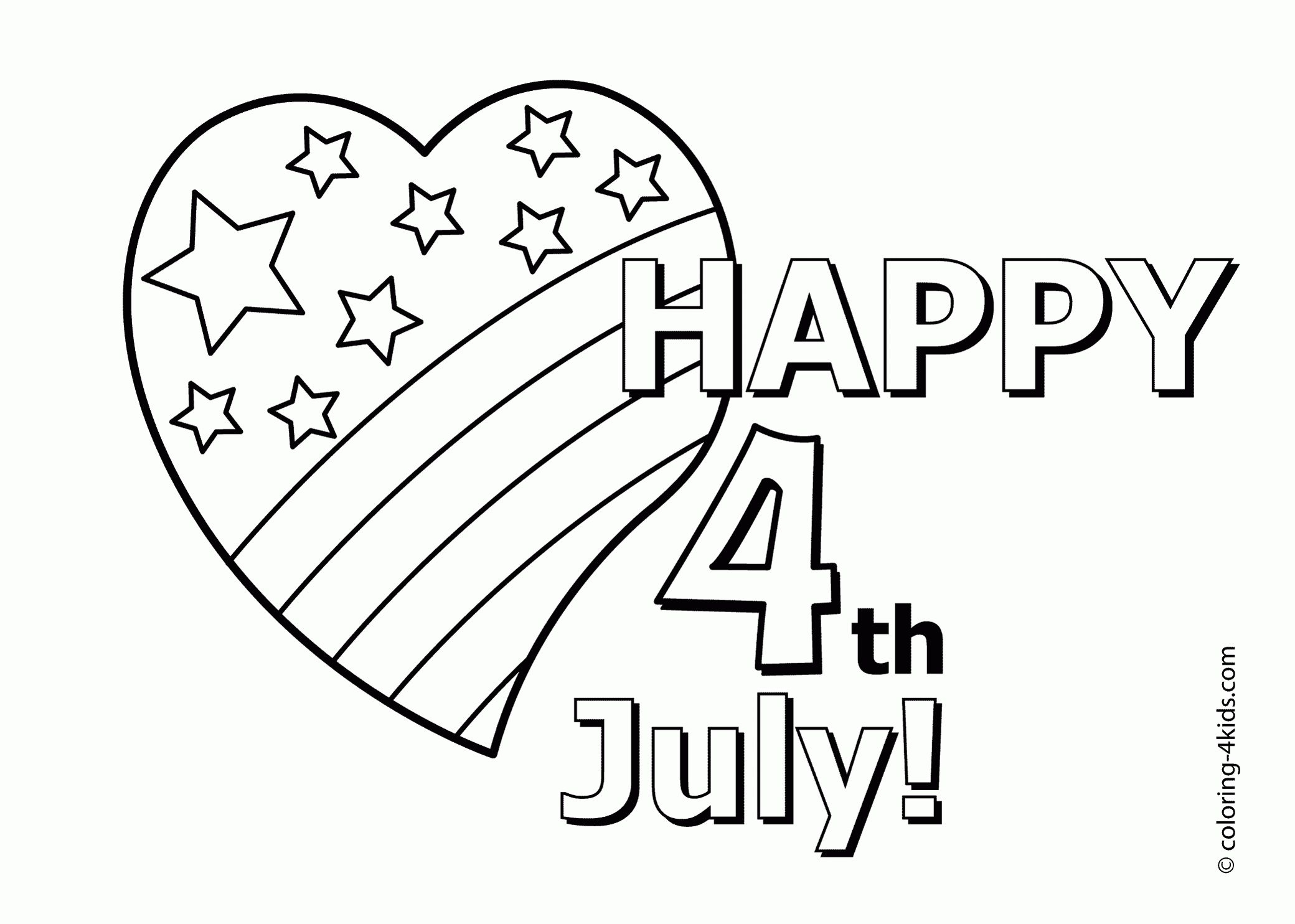 18 Printable Independence Day Coloring Pages Holiday Vault