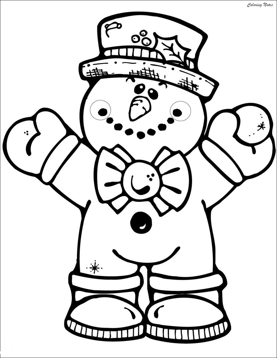 20 Cute Snowman Coloring Pages For Kids Easy Free And Printable COLORING PAGES FOR KIDS FREE