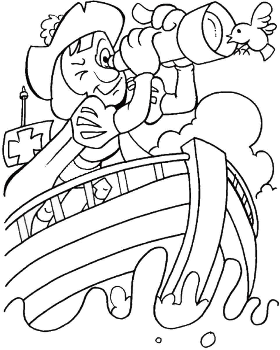 Columbus Day Coloring Pages Printable