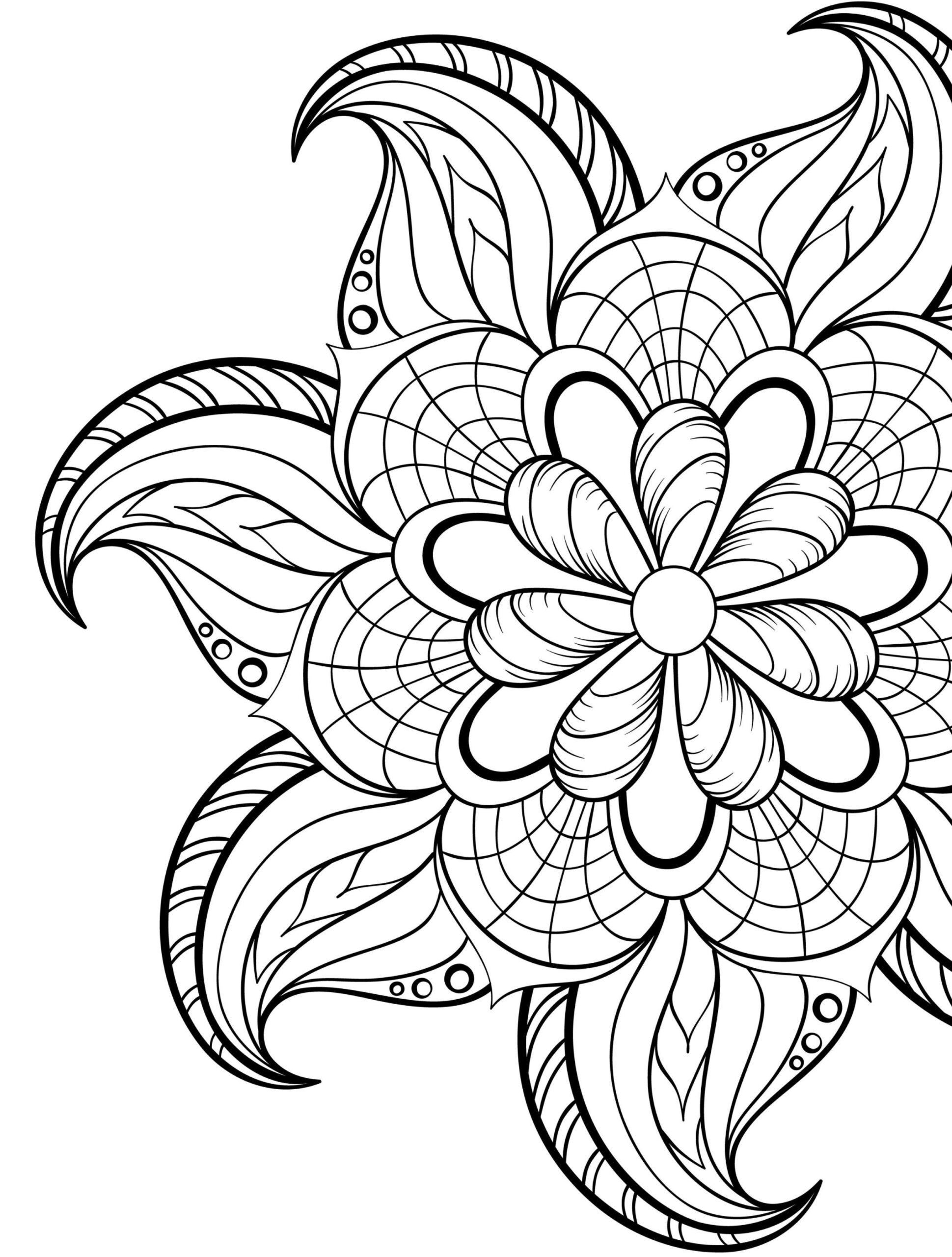 20 Gorgeous Free Printable Adult Coloring Pages Abstract Coloring Pages Coloring Pages