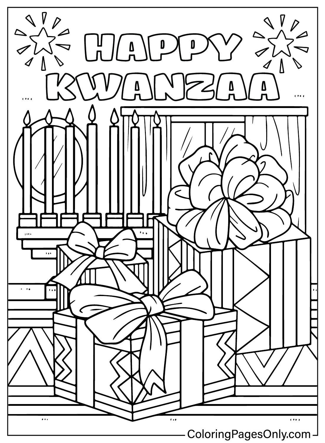 20 Kwanzaa Coloring Pages ColoringPagesOnly