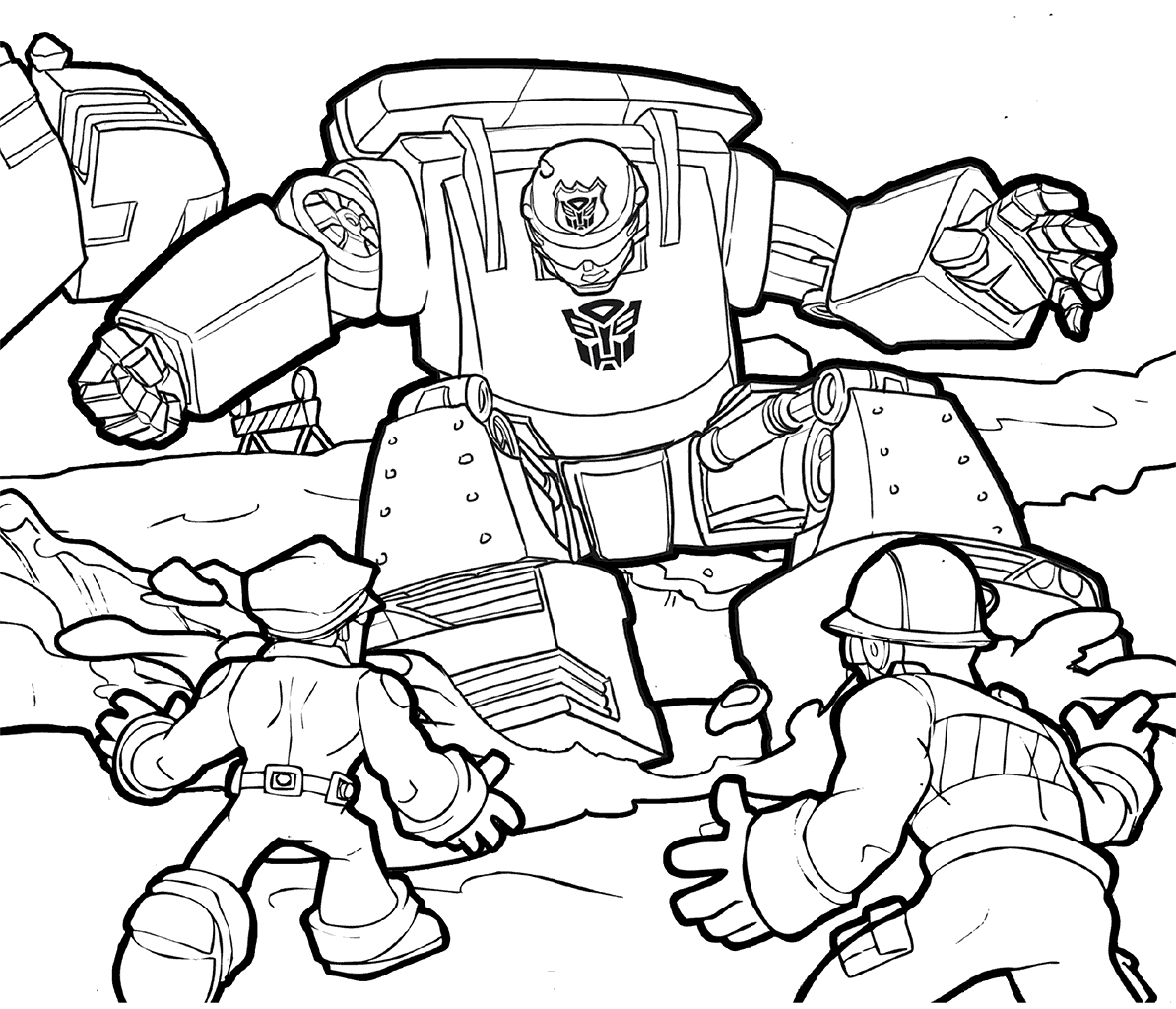 20 Printable Transformers Rescue Bots Coloring Pages