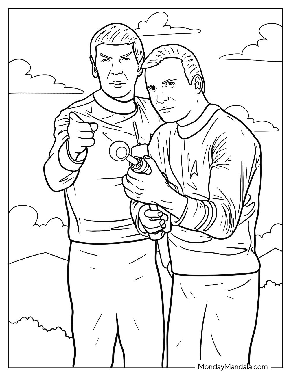 20 Star Trek Coloring Pages Free PDF Printables