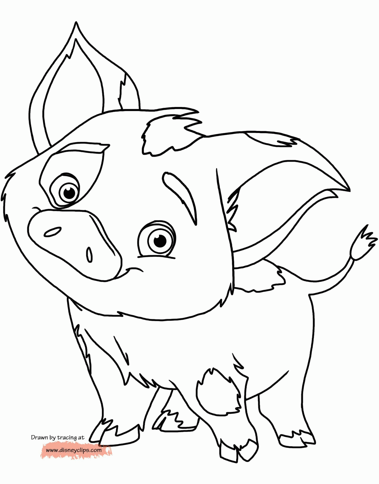 Moana Printable Coloring Pages