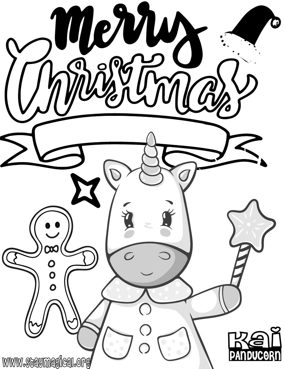 21 Printable Christmas Unicorn Coloring Pages Info
