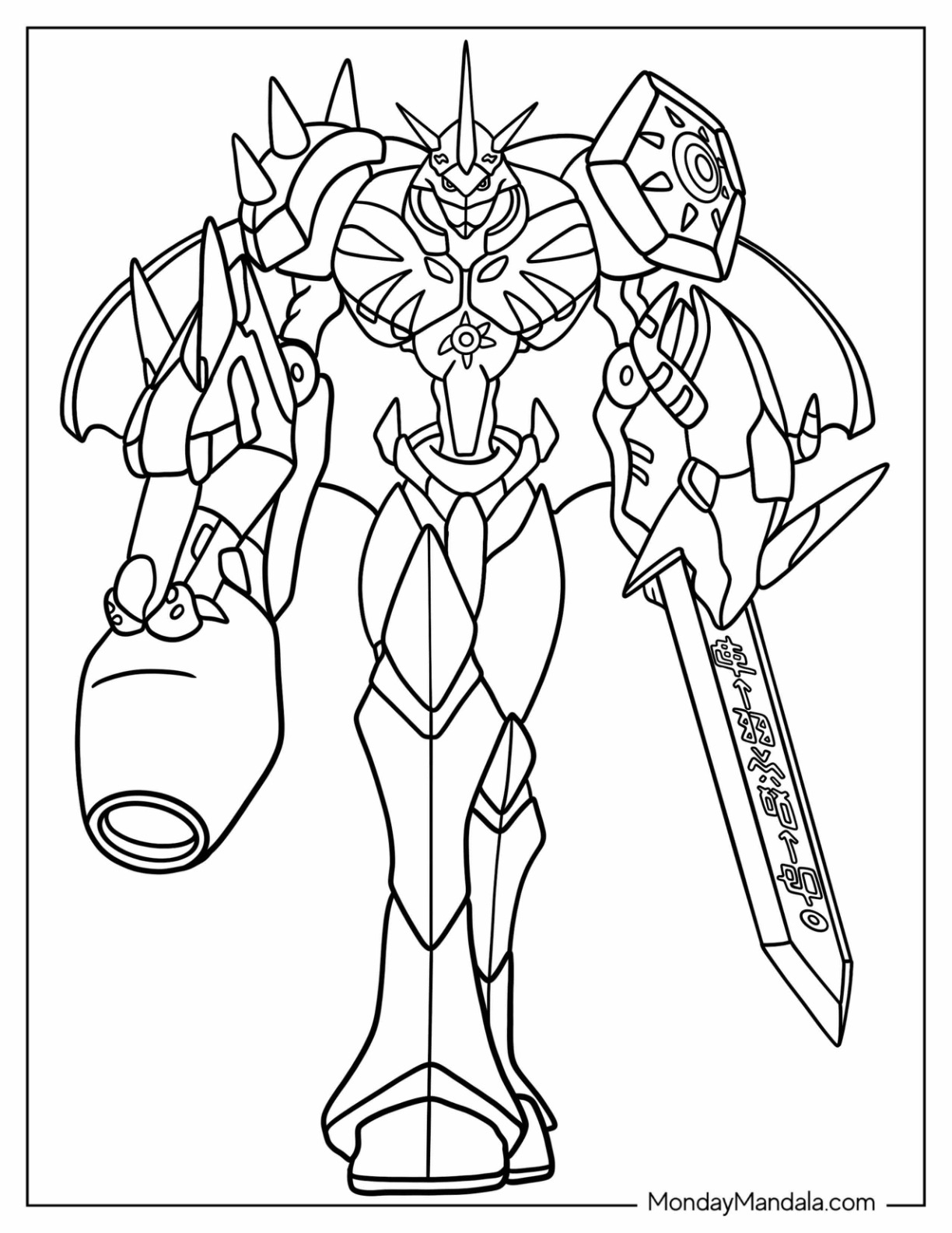 22 Digimon Coloring Pages Free PDF Printables