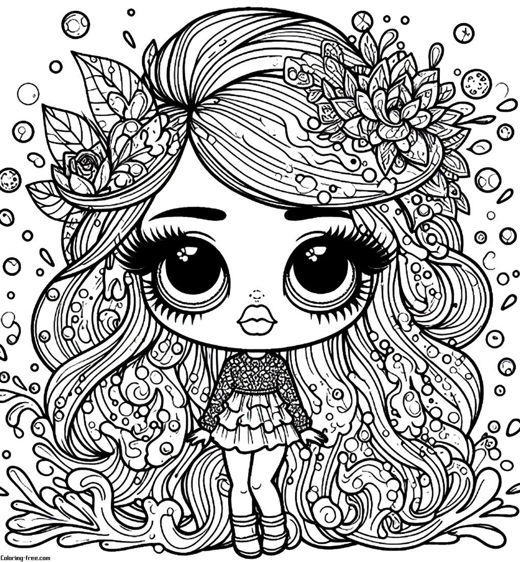 23 LOL Surprise Doll Coloring Pages Free Unique Printables 