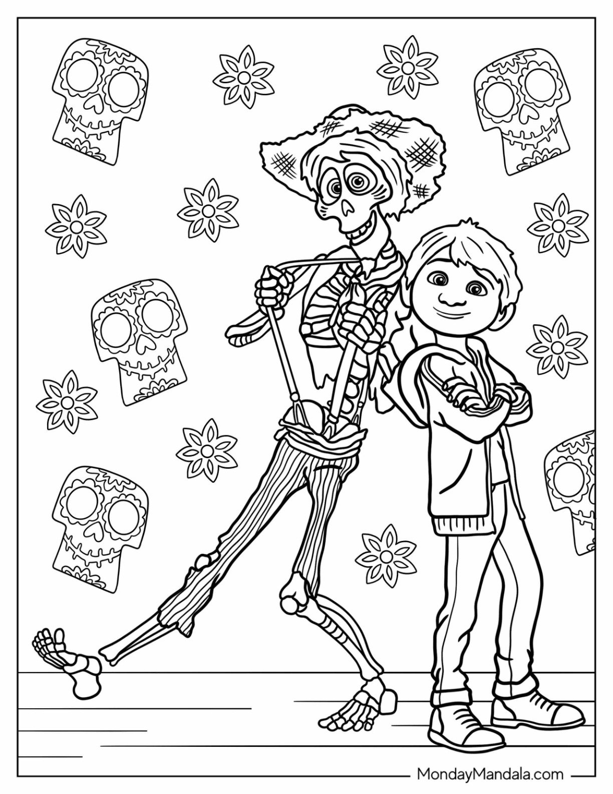 24 Coco Coloring Pages Free PDF Printables