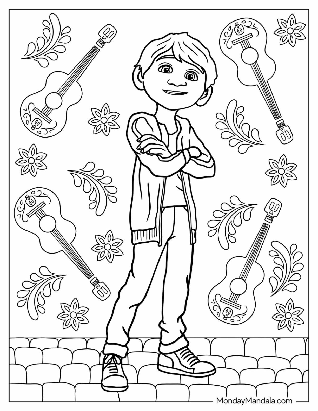 Coco Coloring Pages Free Printable