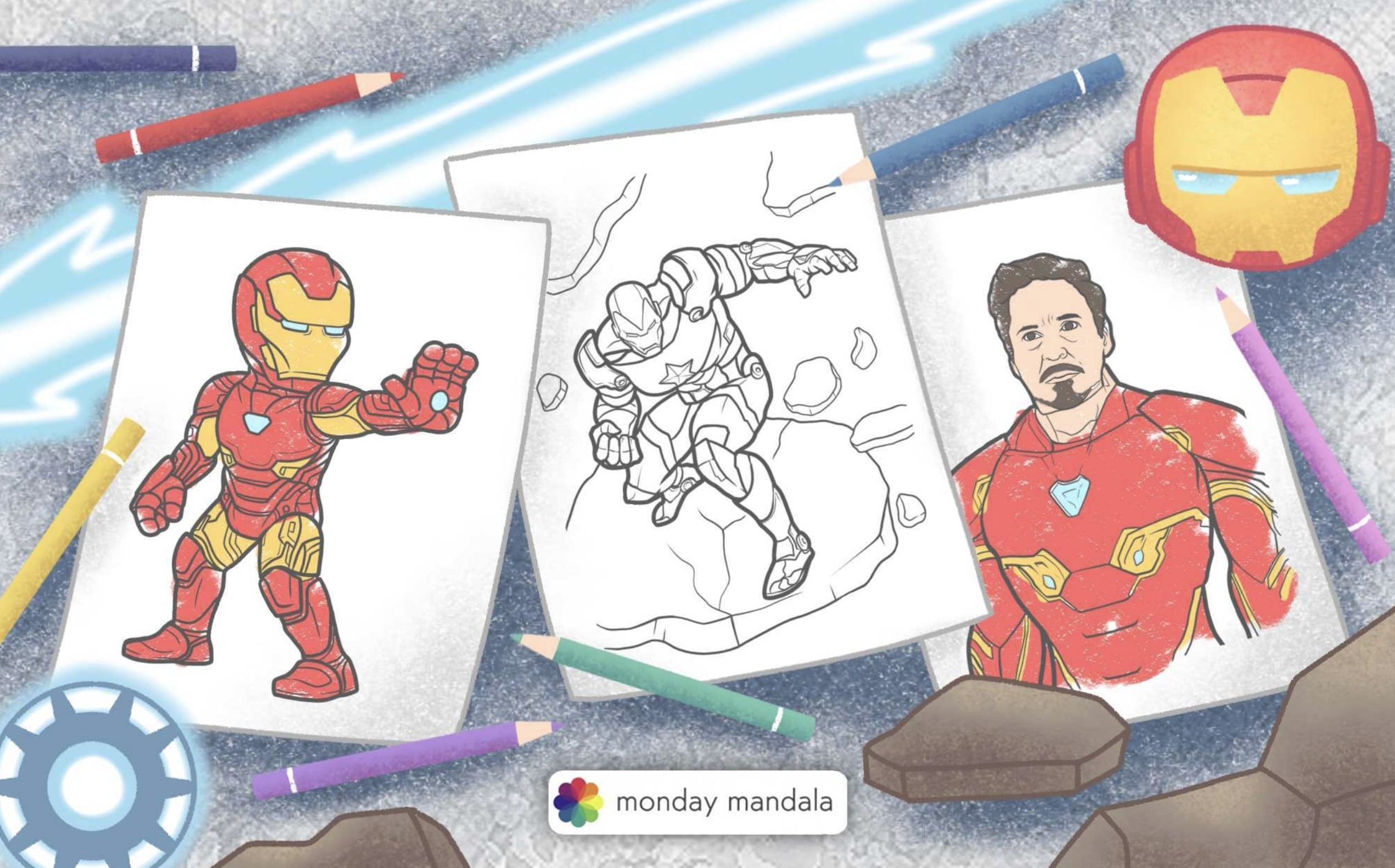 Printable Ironman Coloring Pages