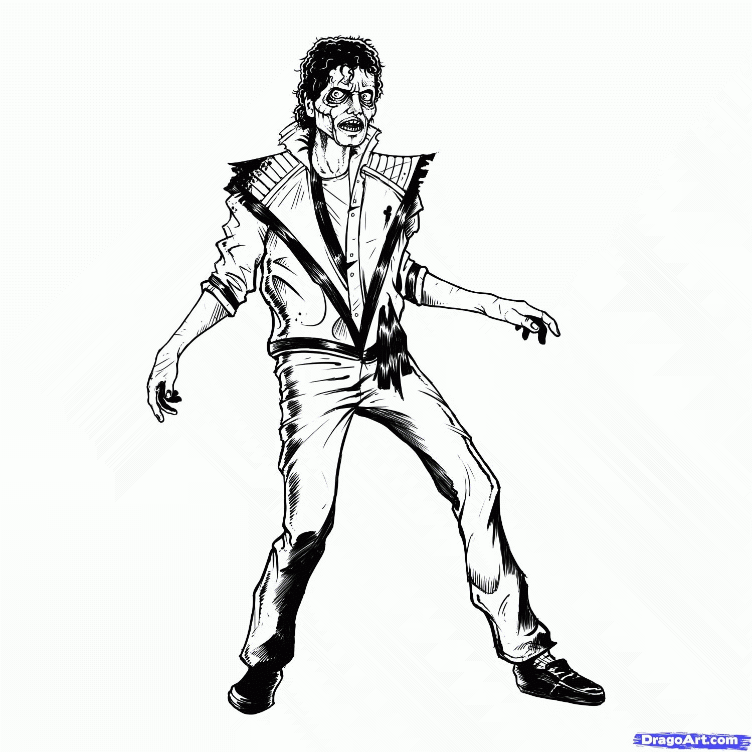 Michael Jackson Printable Coloring Pages