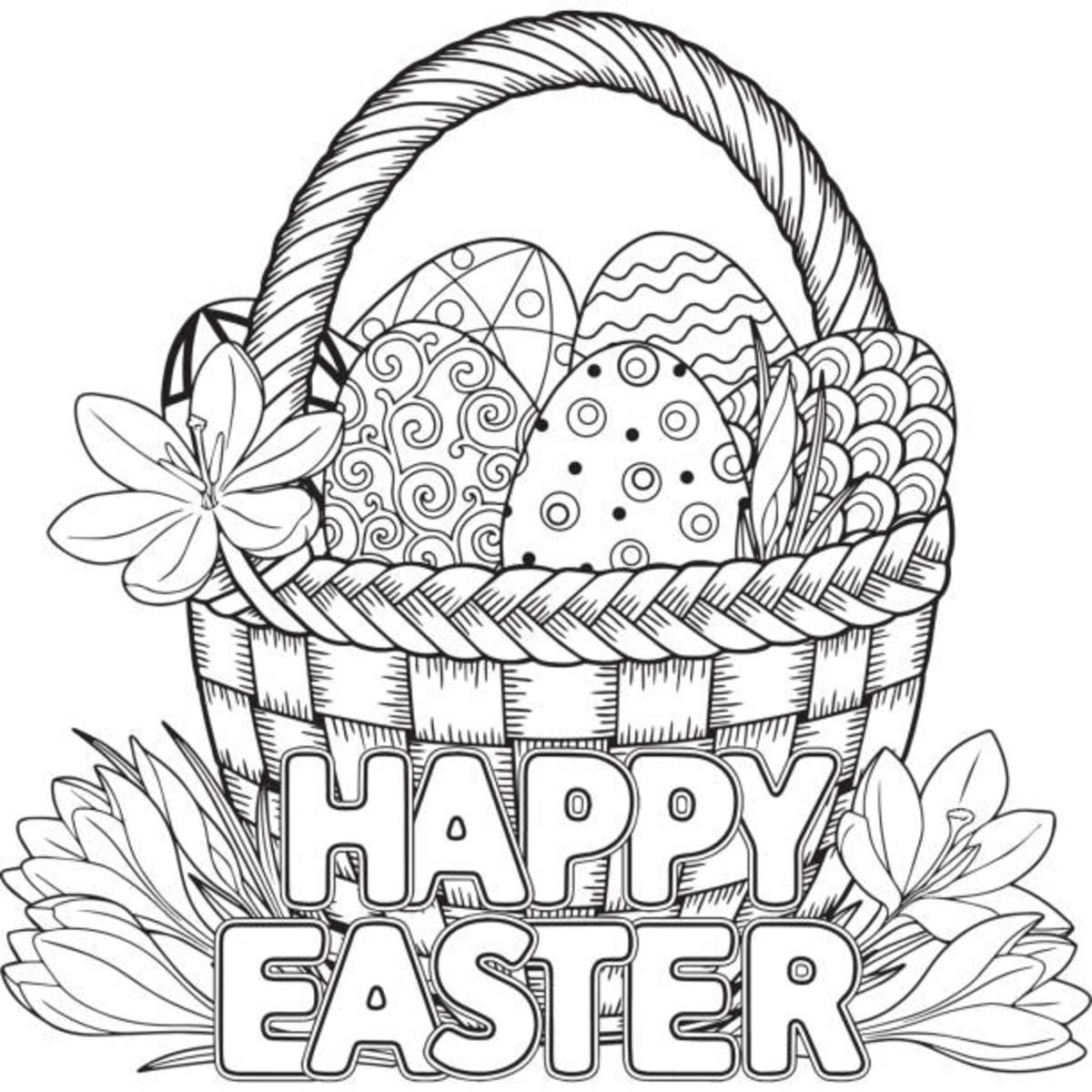 Free Printable Easter Coloring Pages